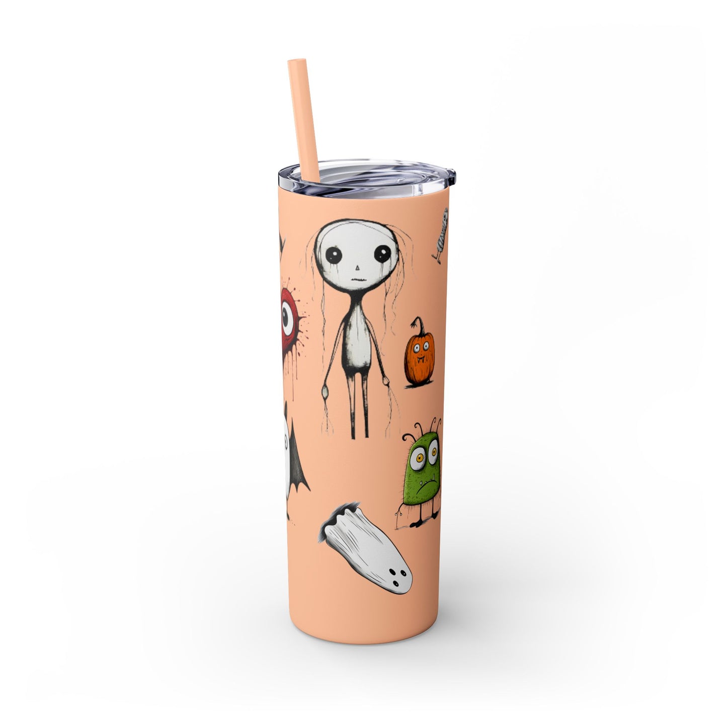 Skinny Tumbler with Straw, 20oz