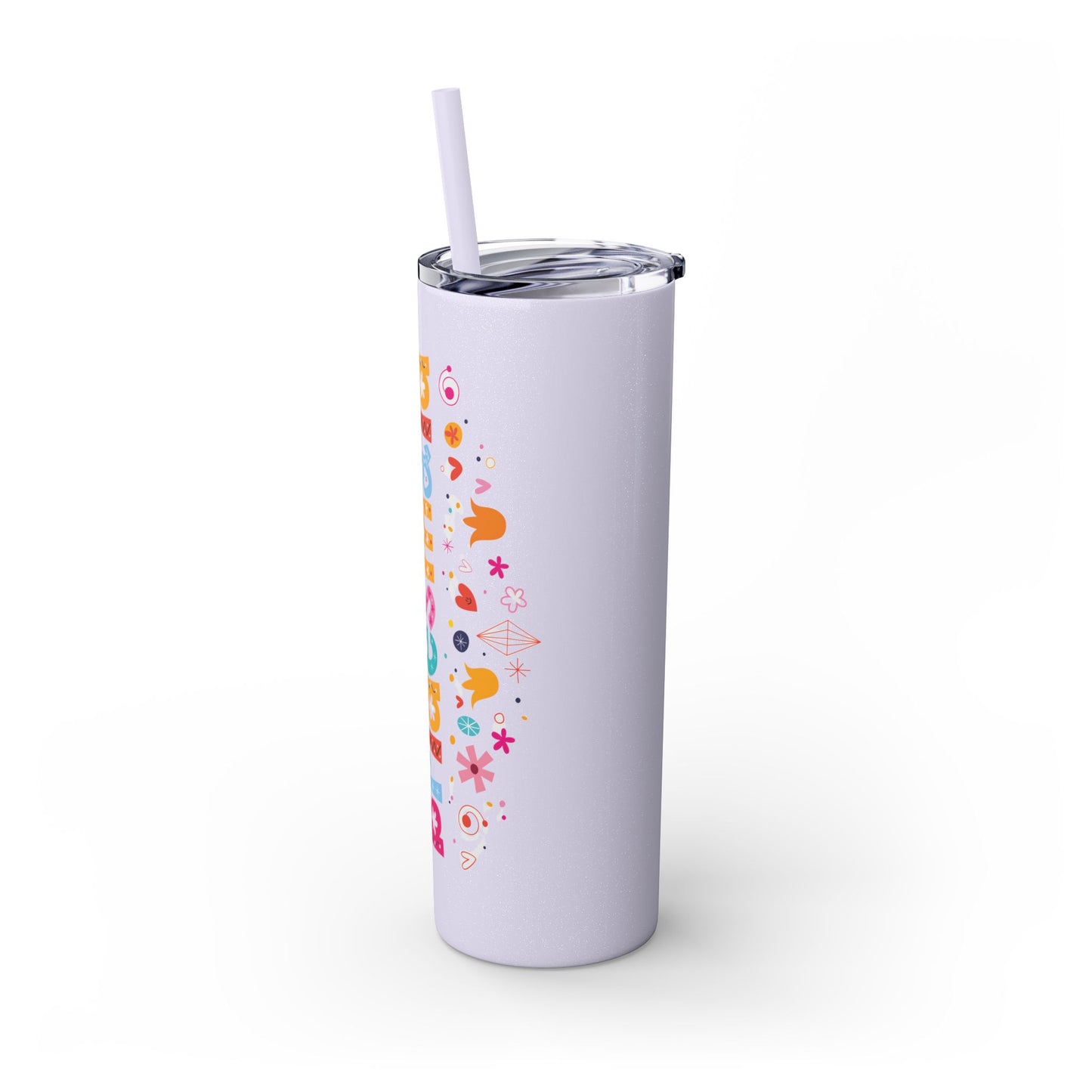 Skinny Tumbler with Straw, 20oz