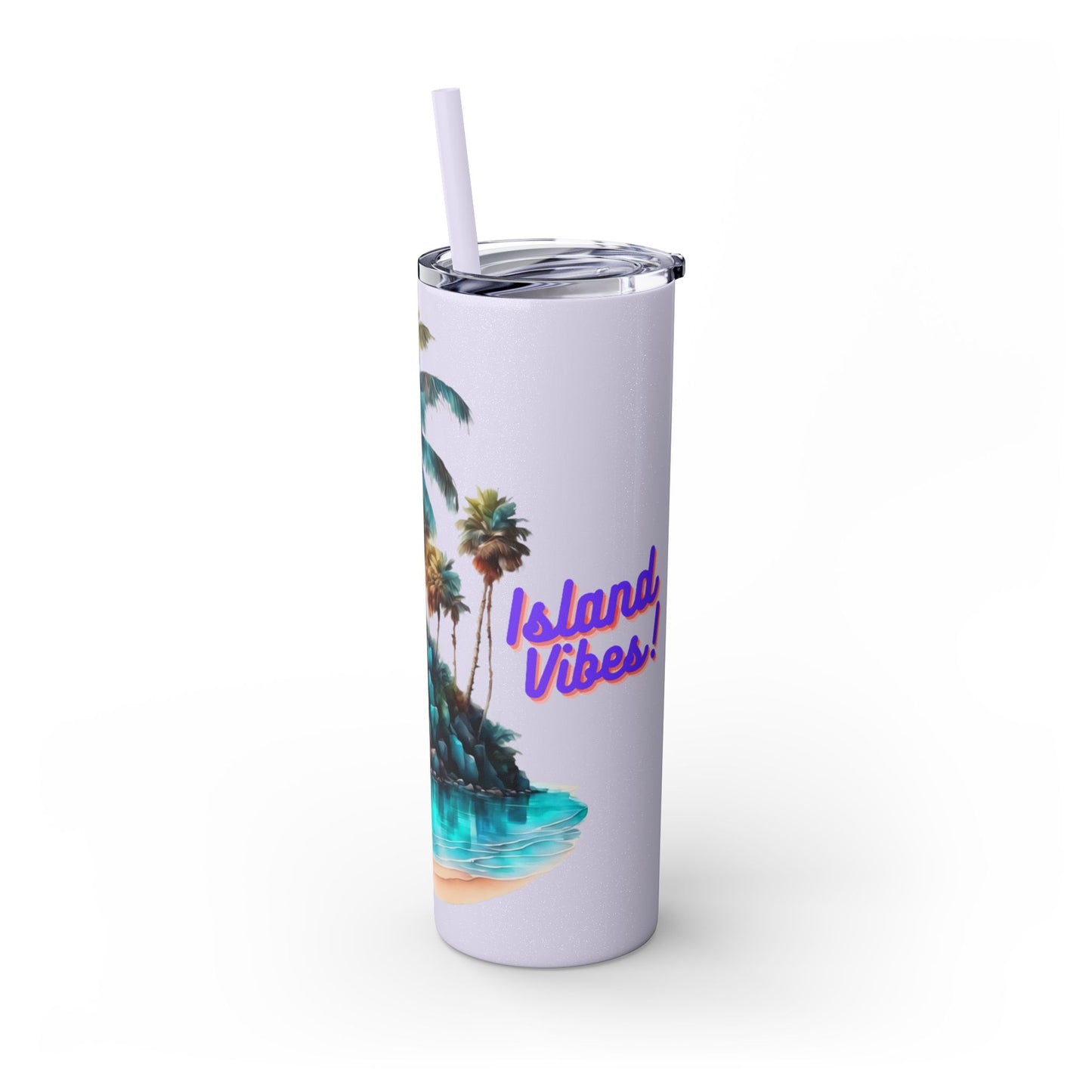 Skinny Tumbler with Straw, 20oz