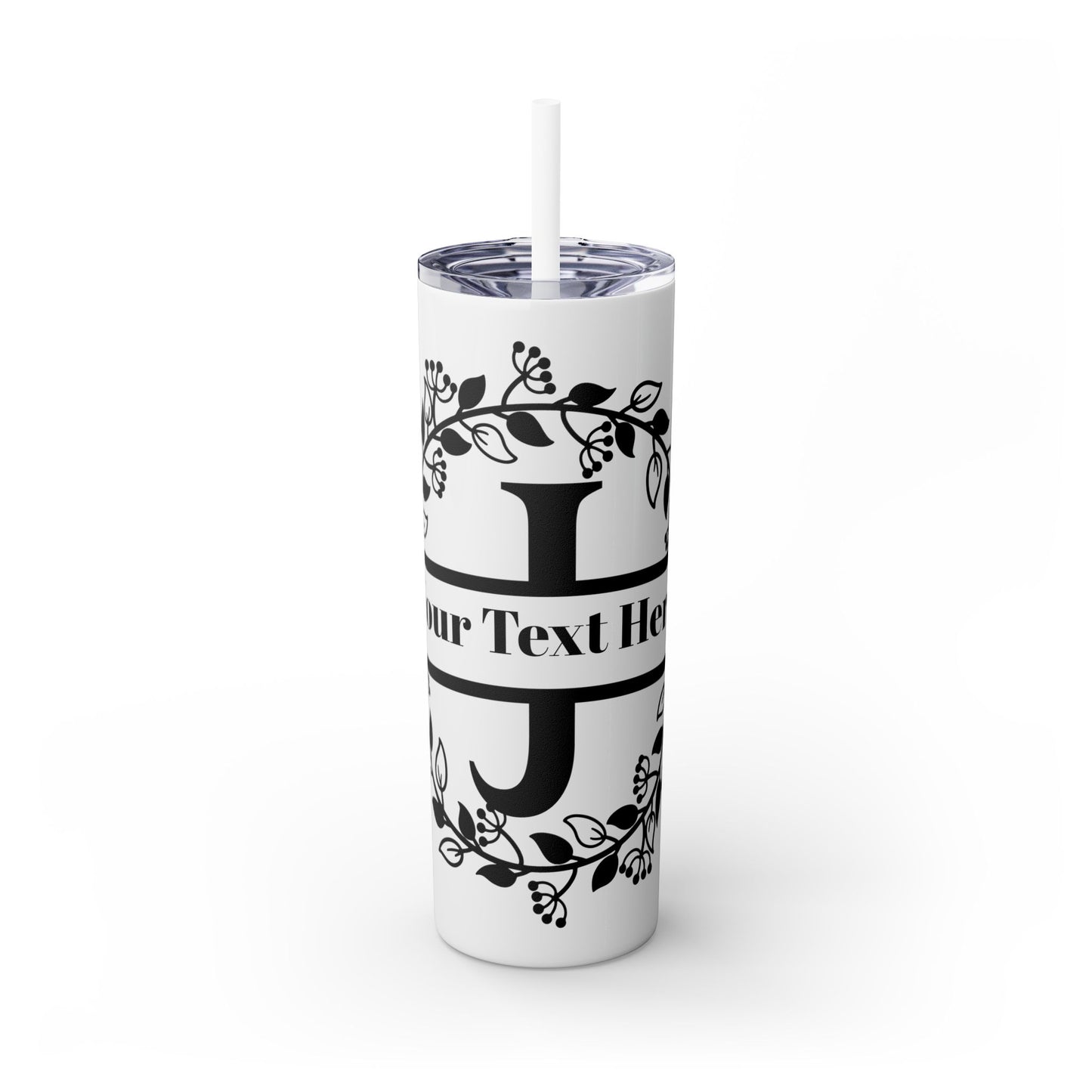 Skinny Tumbler with Straw, 20oz