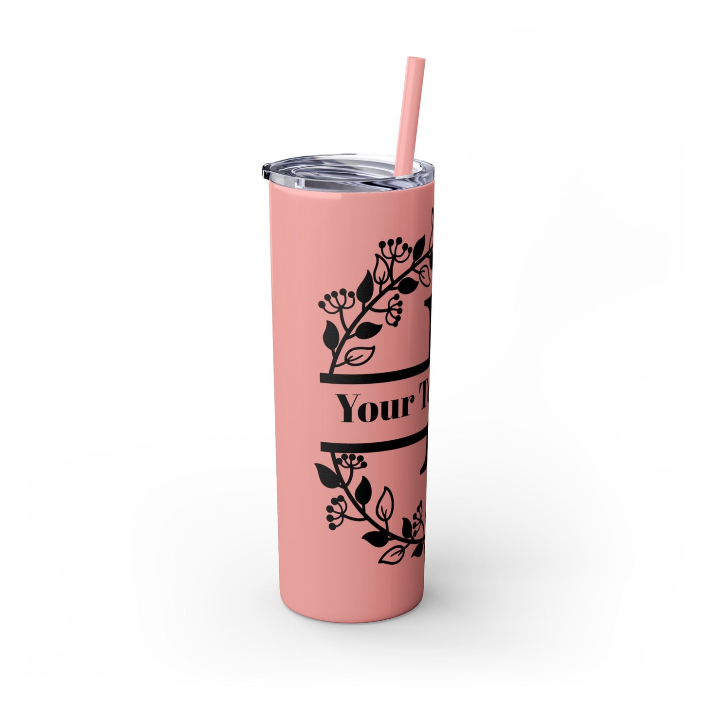 Skinny Tumbler with Straw, 20oz