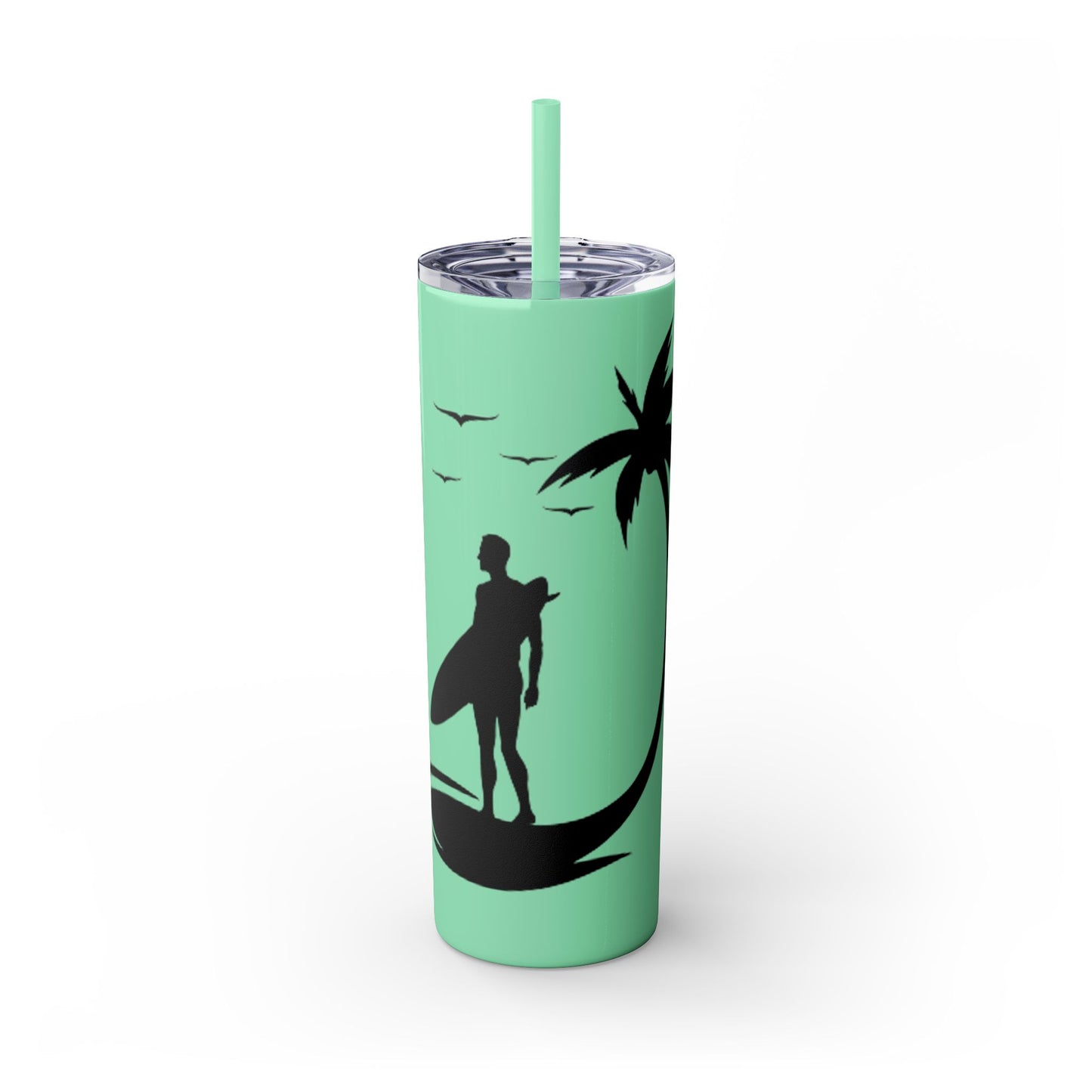 Skinny Tumbler with Straw, 20oz