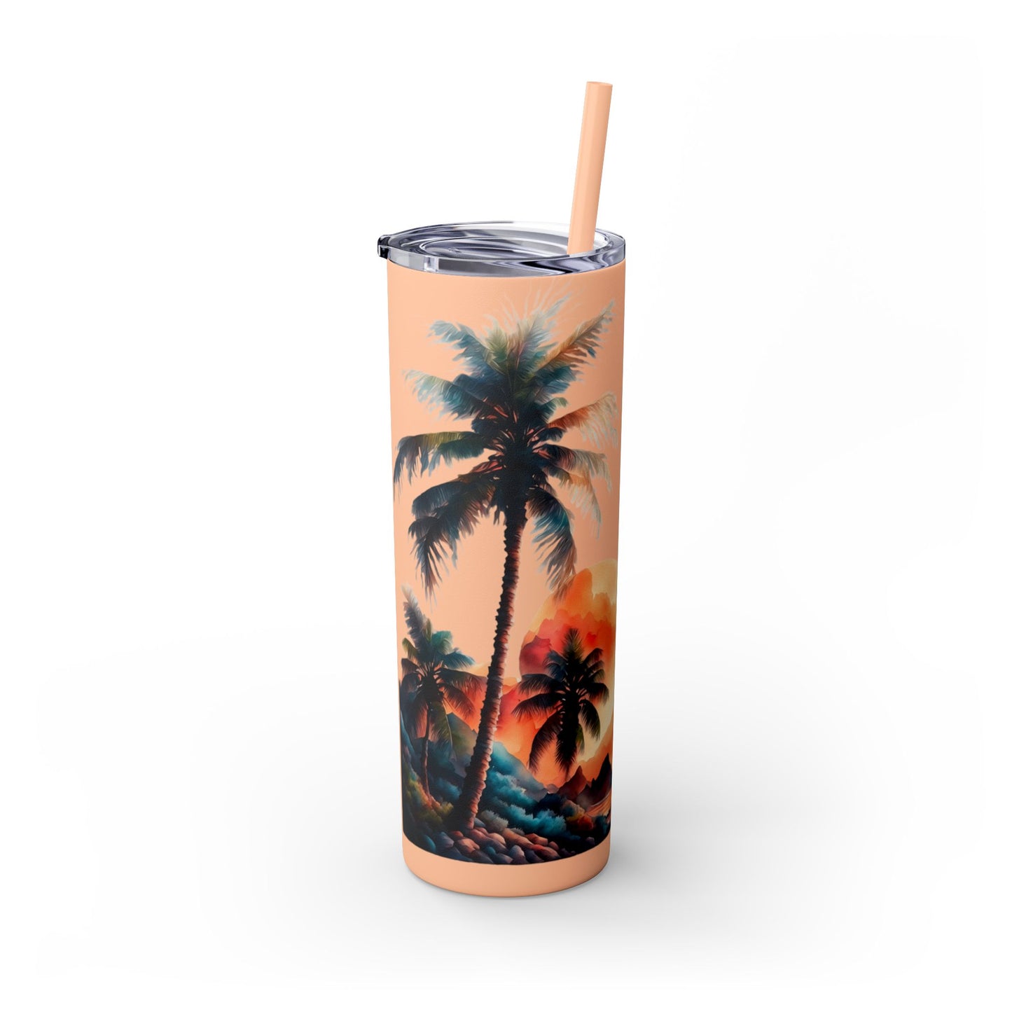 Skinny Tumbler with Straw, 20oz