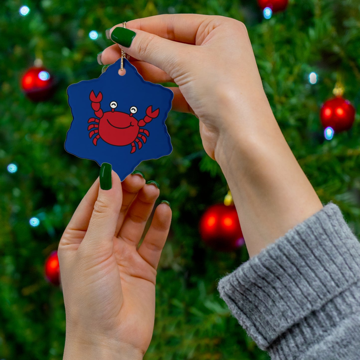 Ceramic Ornament, 4 Shapes