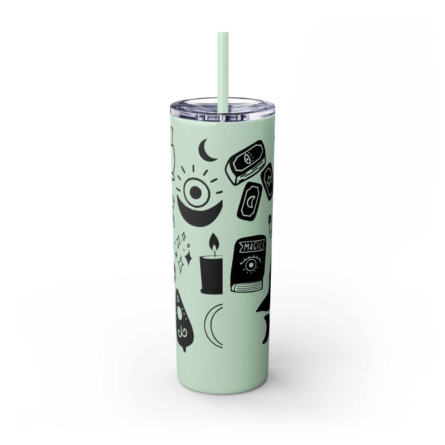 Skinny Tumbler with Straw, 20oz