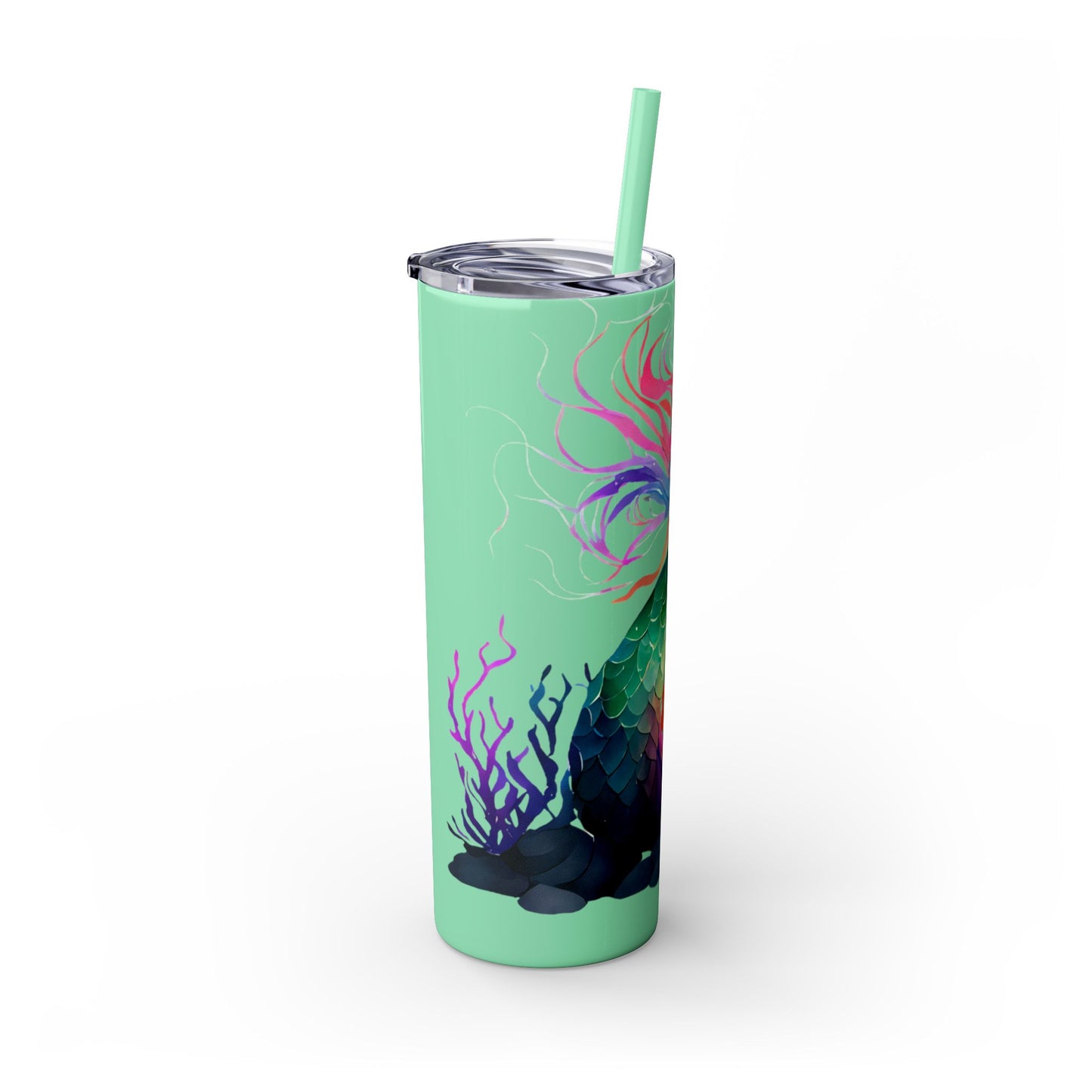 Skinny Tumbler with Straw, 20oz