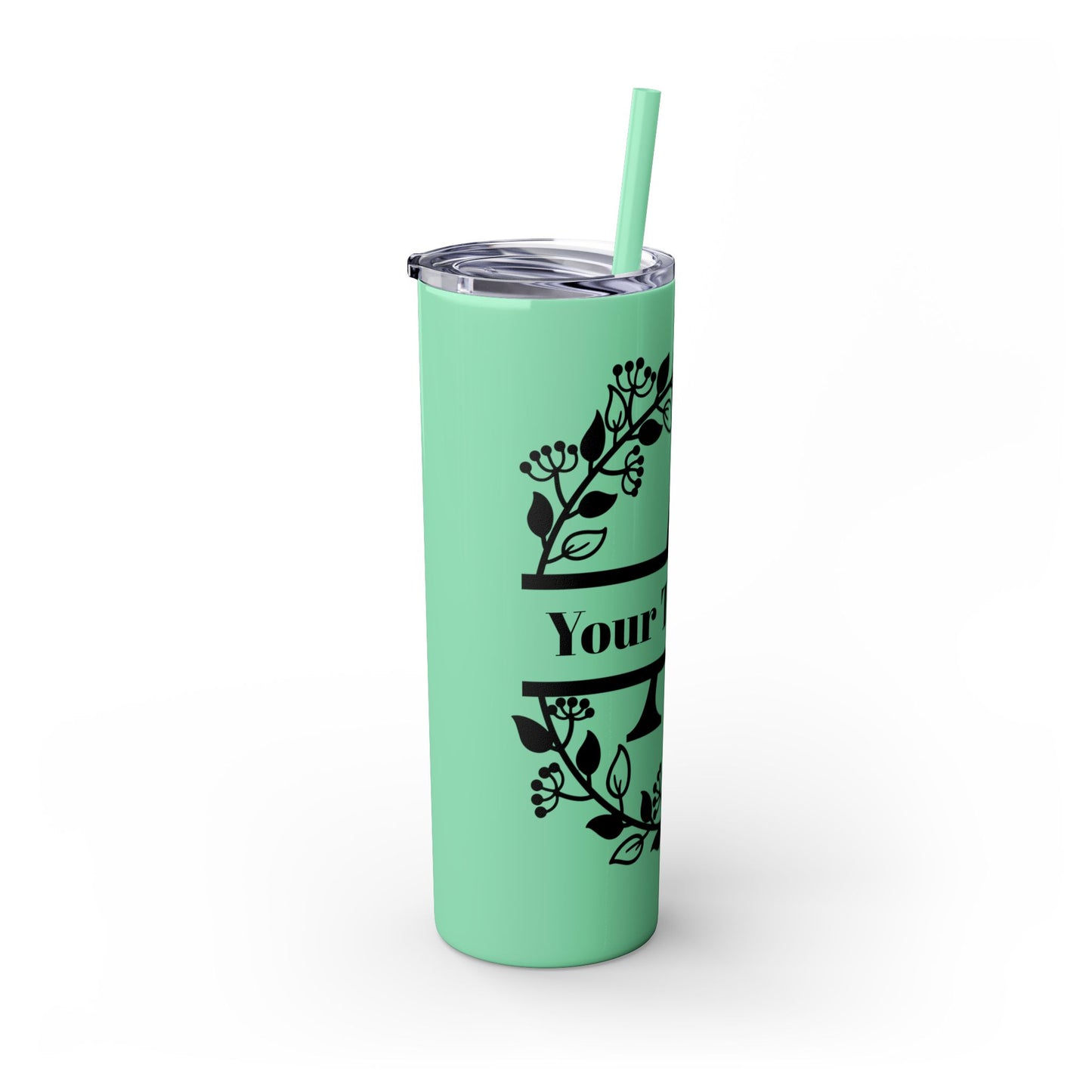 Skinny Tumbler with Straw, 20oz