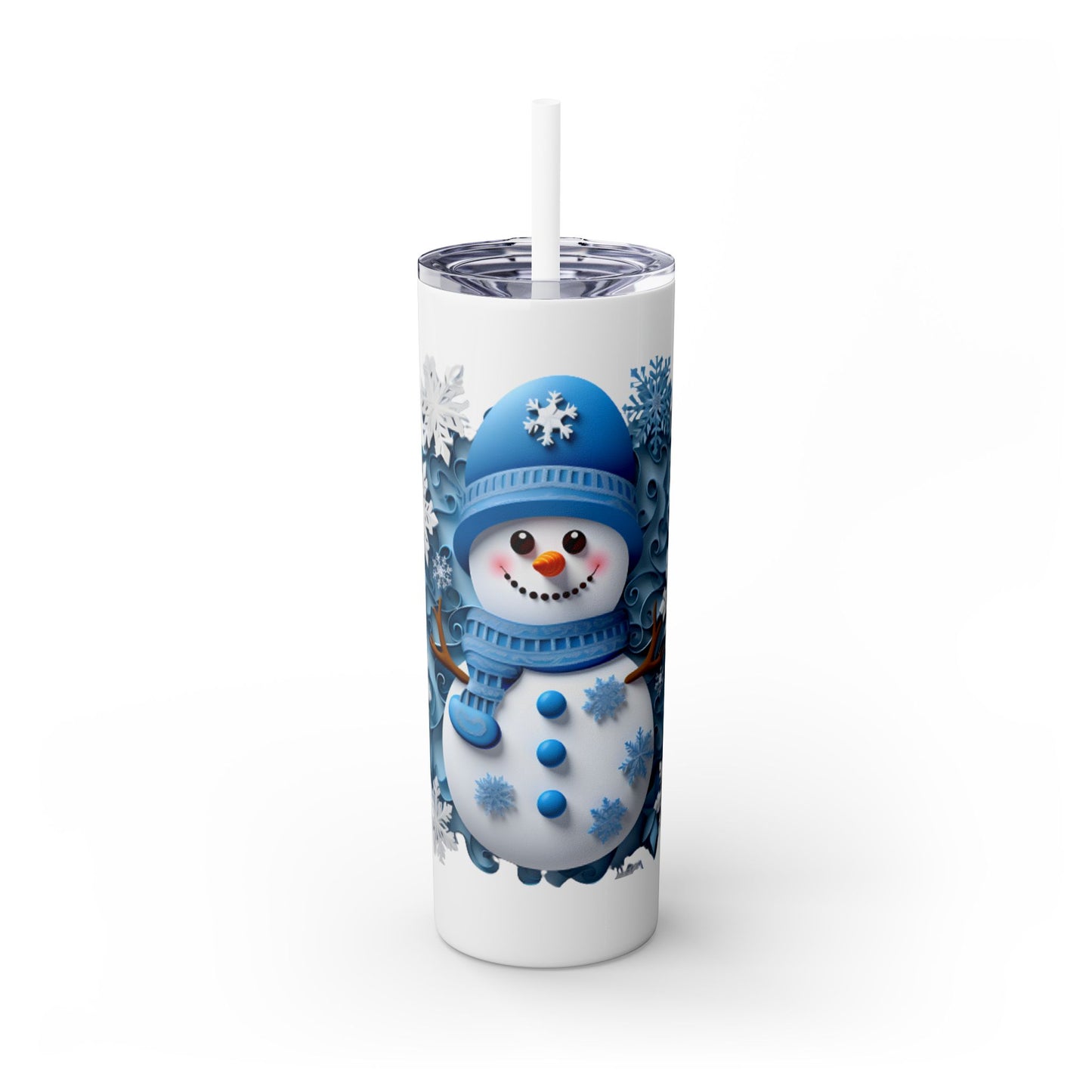 Skinny Tumbler with Straw, 20oz