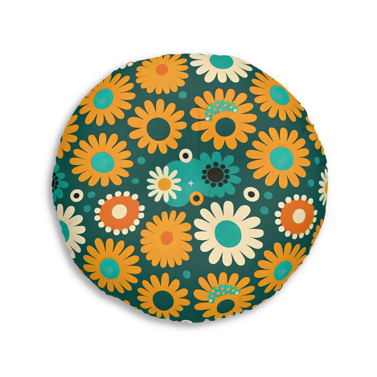 Tufted Floor Pillow, Round