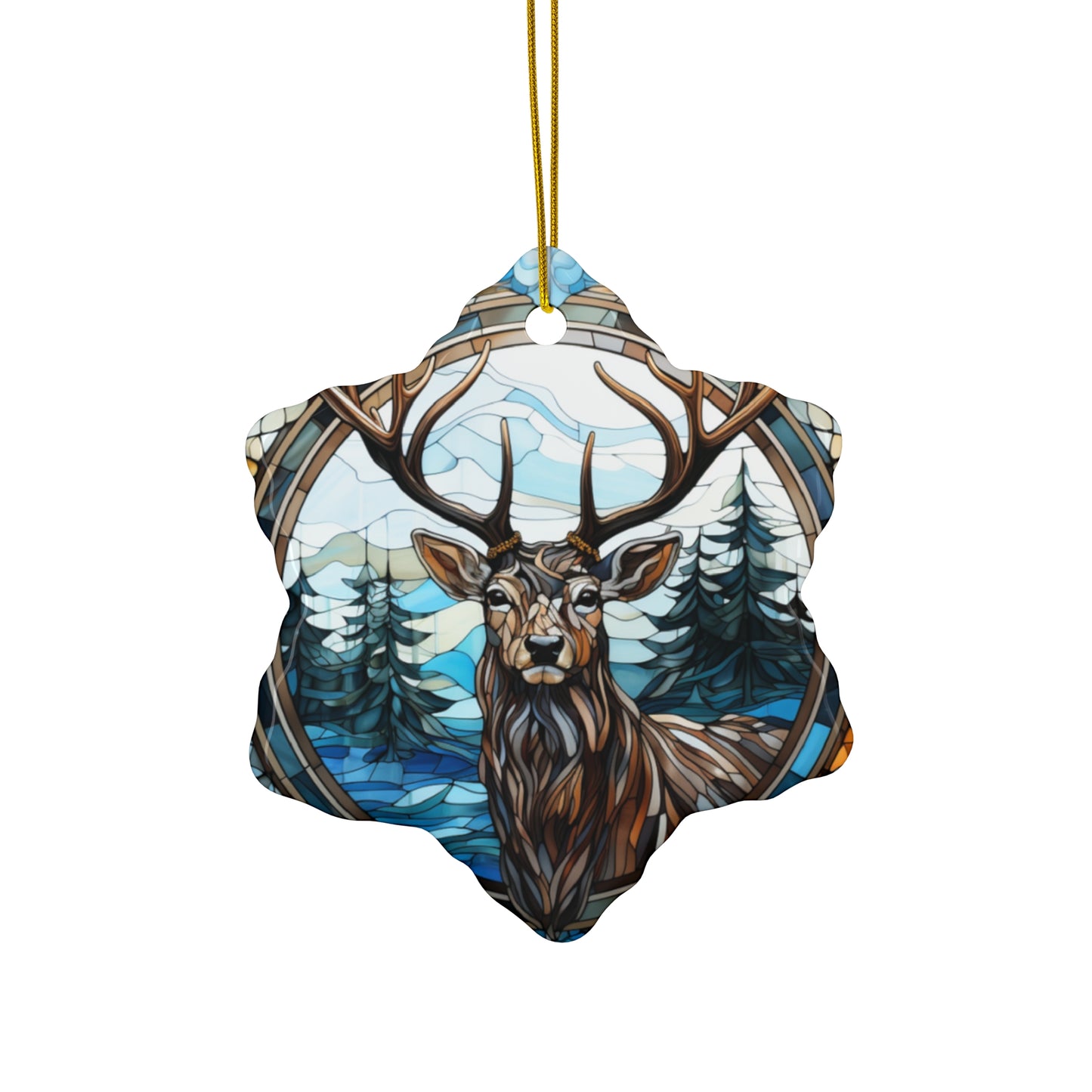 Ceramic Ornament, 4 Shapes