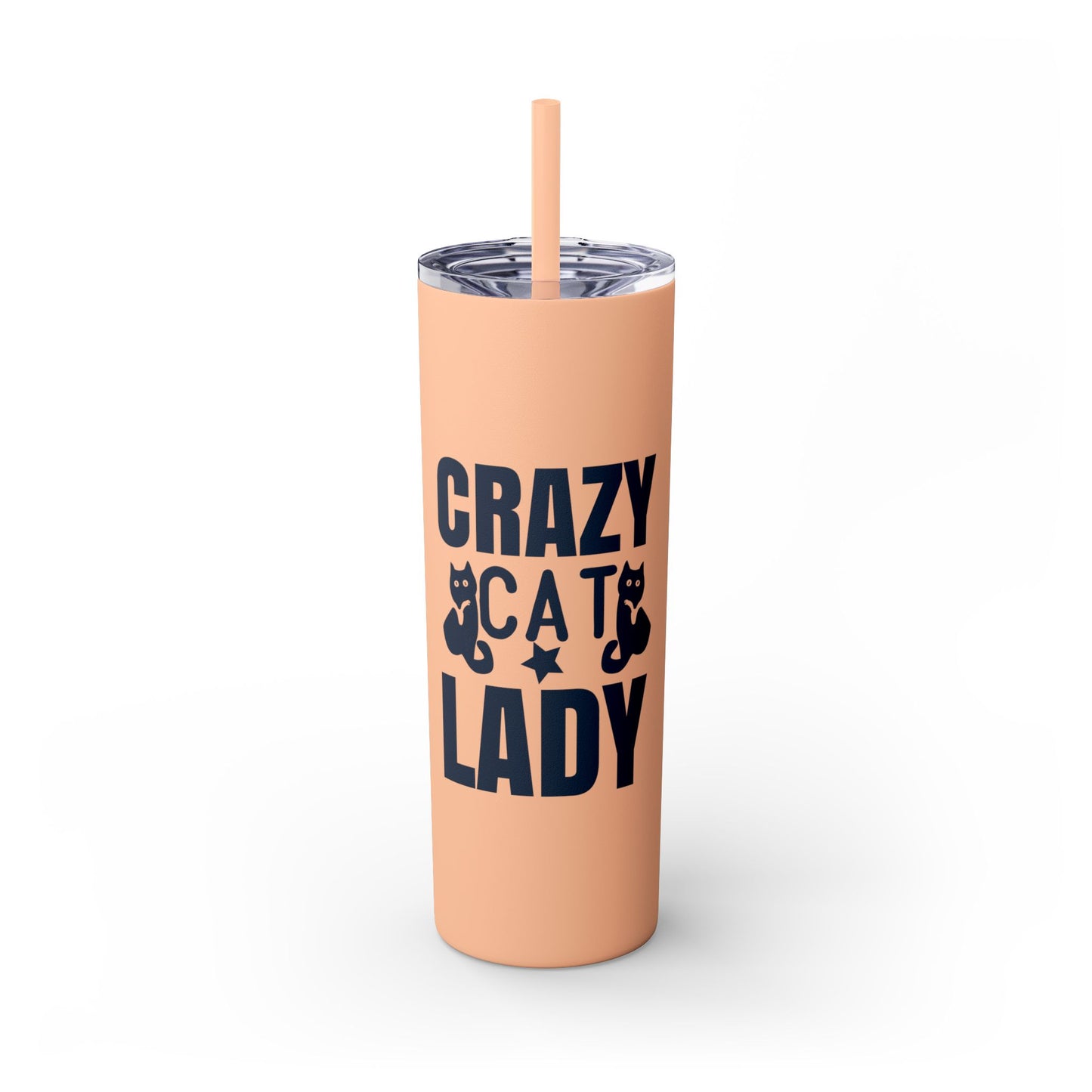 Skinny Tumbler with Straw, 20oz