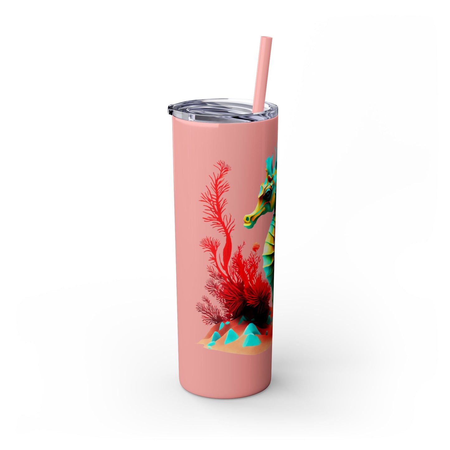 Skinny Tumbler with Straw, 20oz