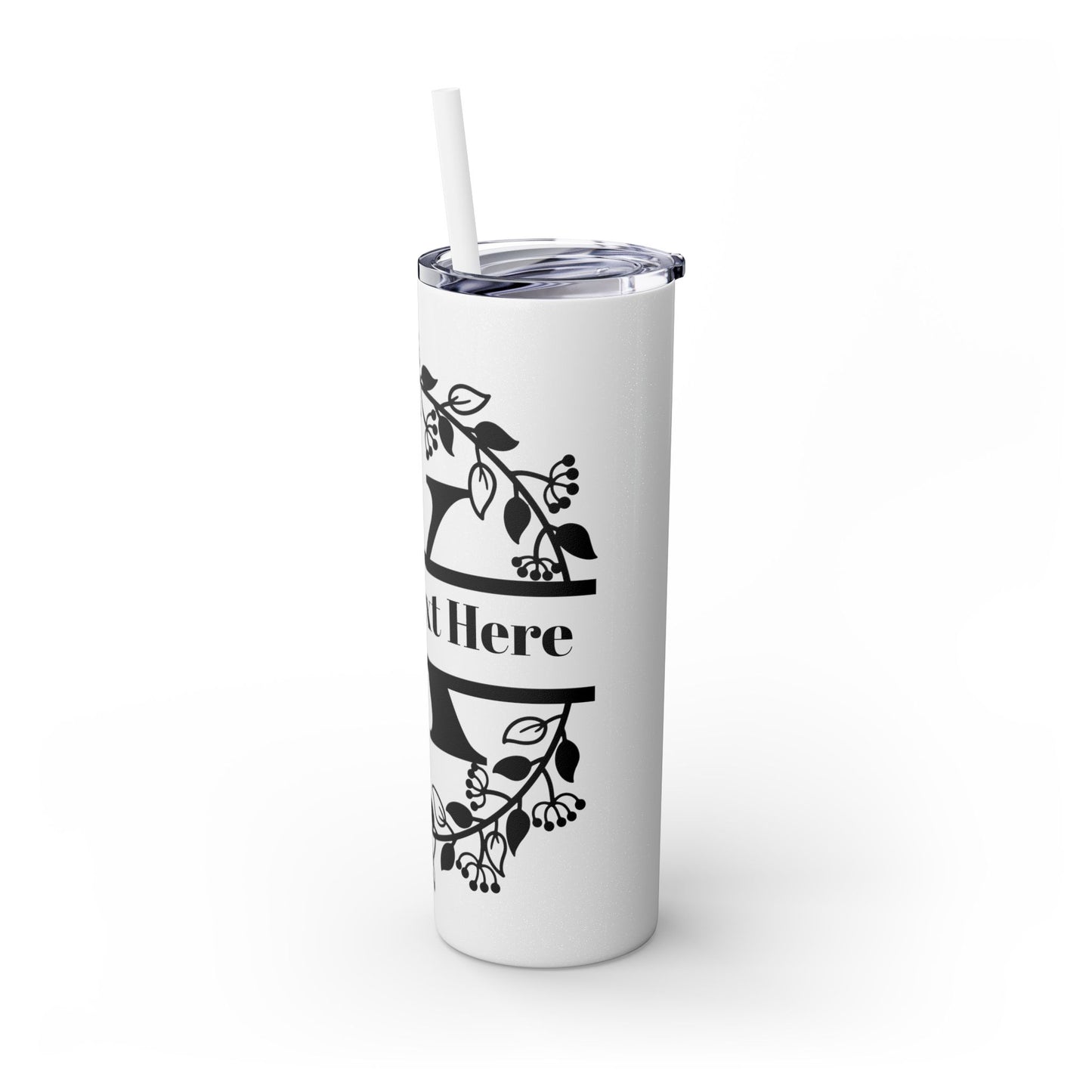 Skinny Tumbler with Straw, 20oz