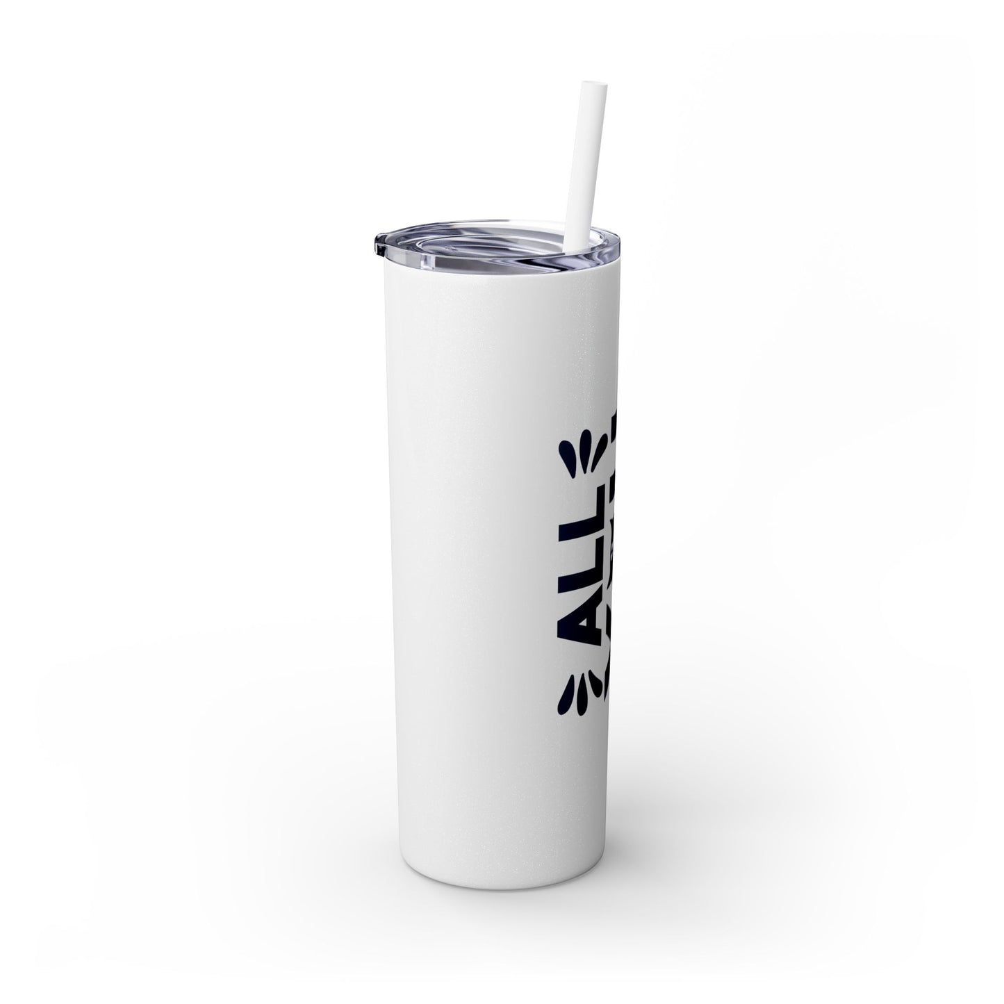 Skinny Tumbler with Straw, 20oz