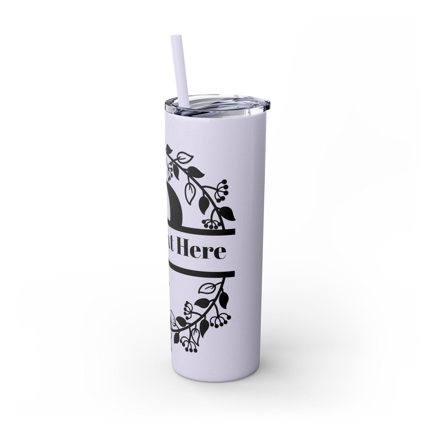 Skinny Tumbler with Straw, 20oz