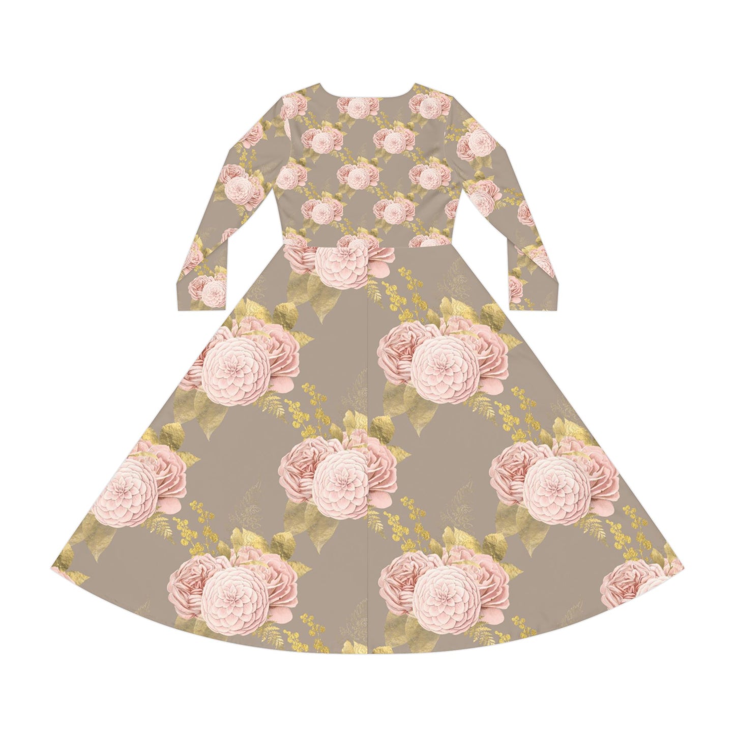 Women's Long Sleeve Dance Dress (AOP)