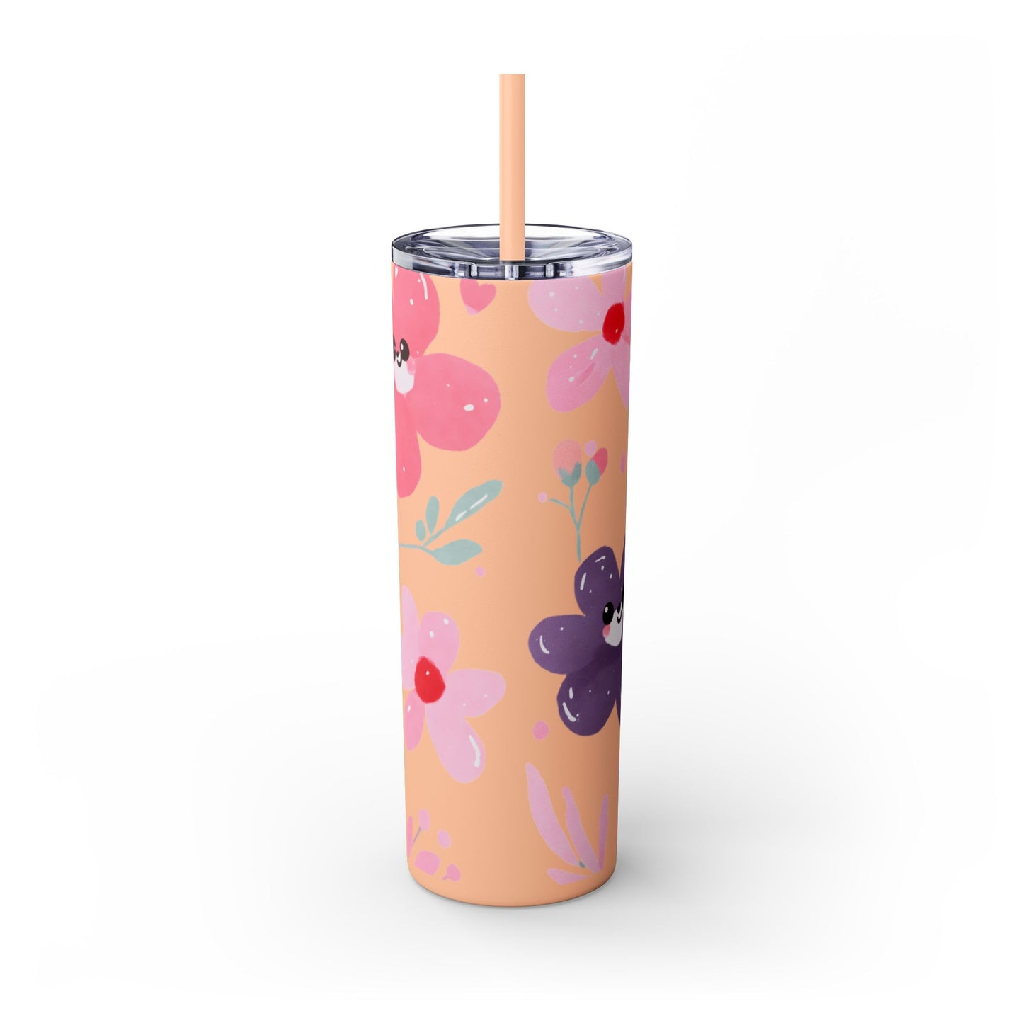 Skinny Tumbler with Straw, 20oz