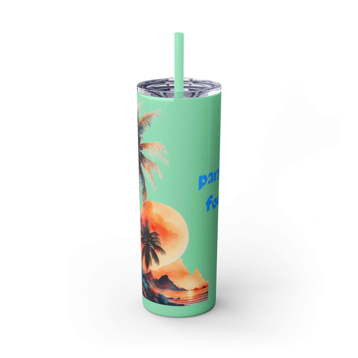 Skinny Tumbler with Straw, 20oz