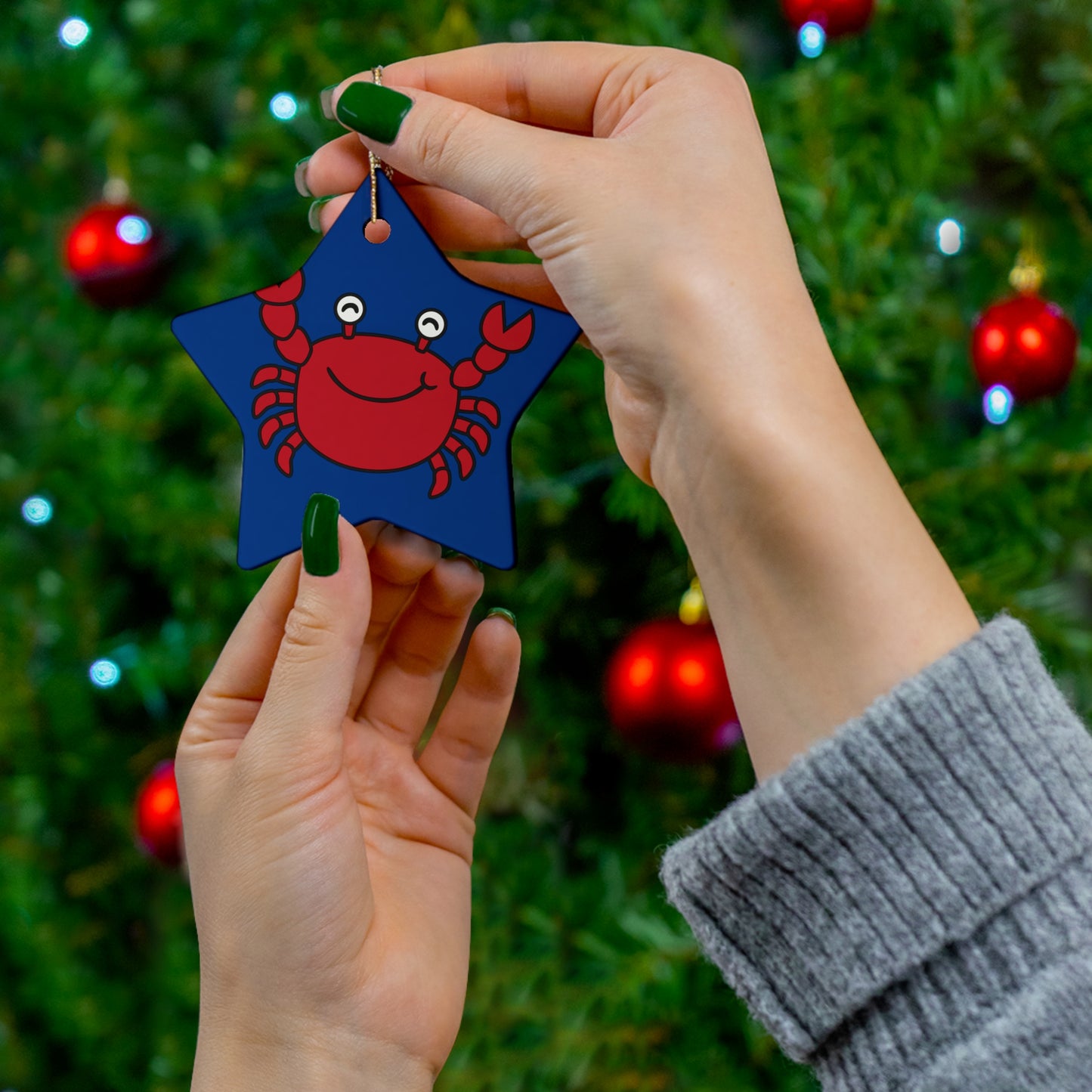 Ceramic Ornament, 4 Shapes
