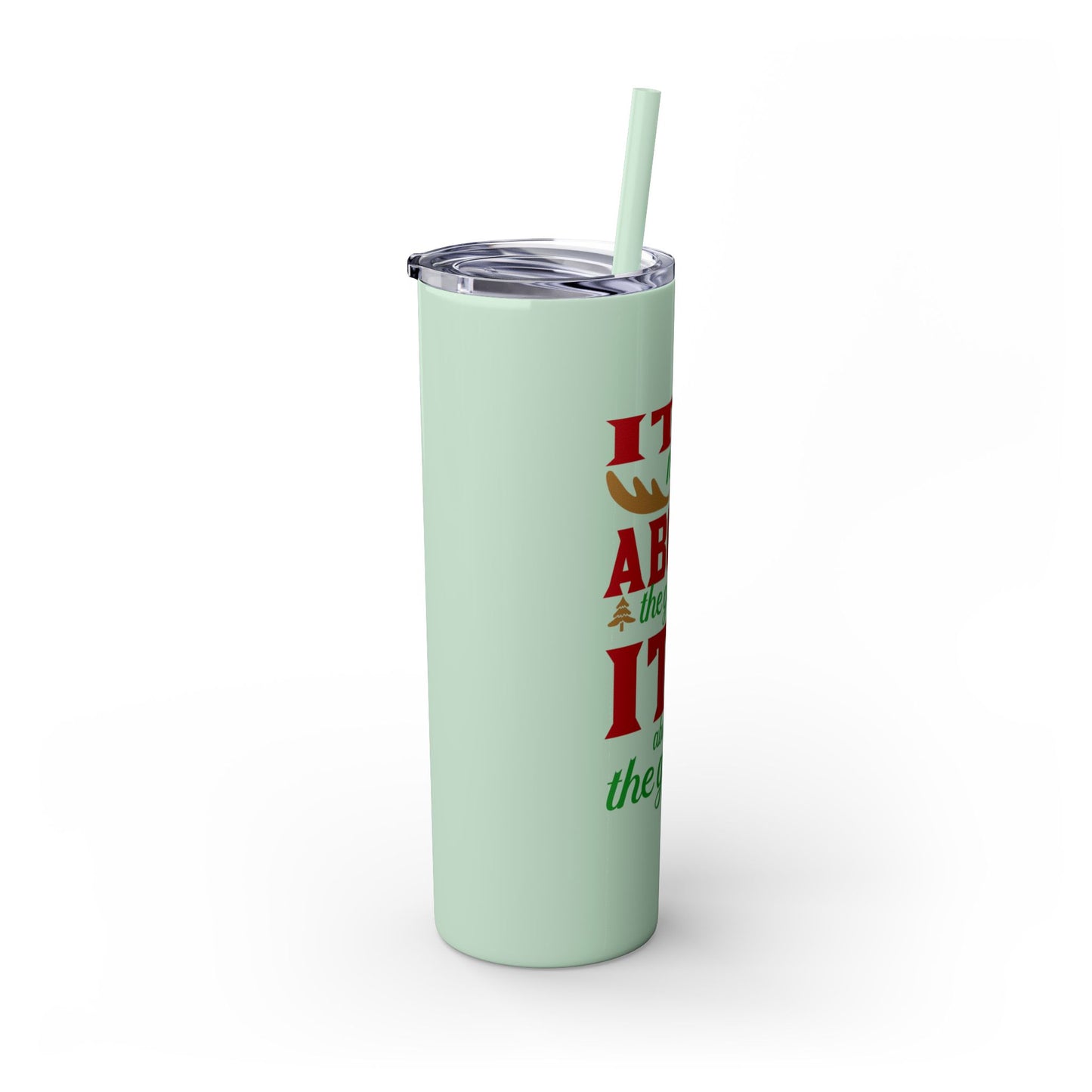 Skinny Tumbler with Straw, 20oz