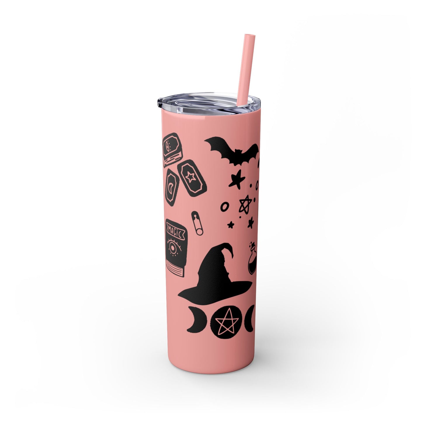 Skinny Tumbler with Straw, 20oz