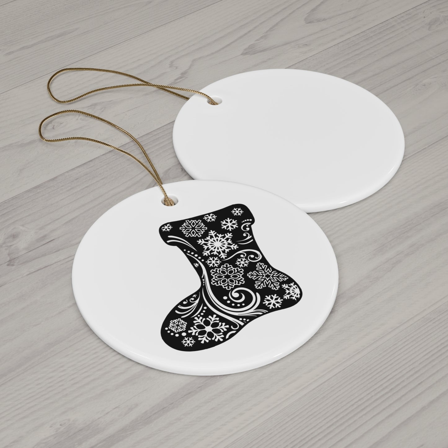 Ceramic Ornament, 4 Shapes
