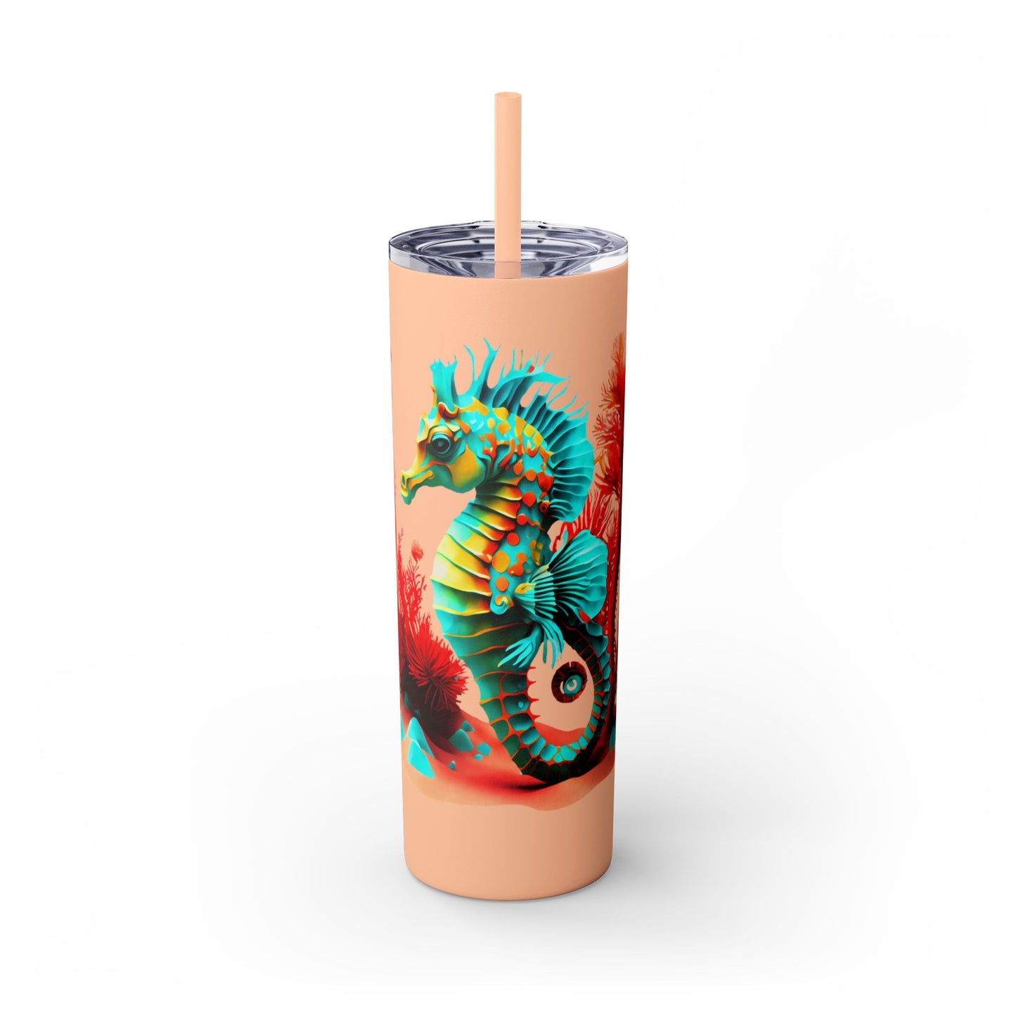 Skinny Tumbler with Straw, 20oz