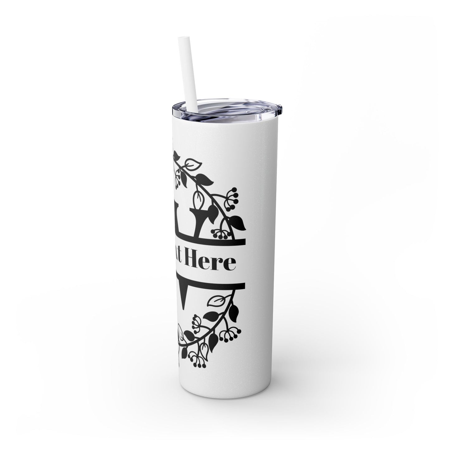 Skinny Tumbler with Straw, 20oz