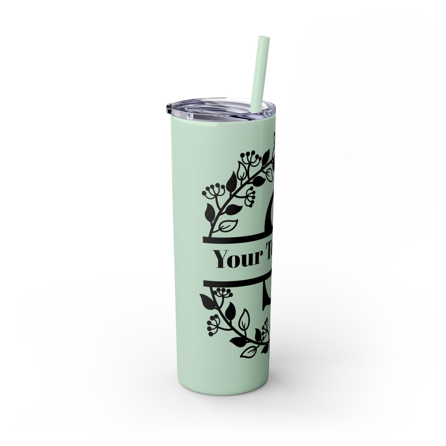 Skinny Tumbler with Straw, 20oz