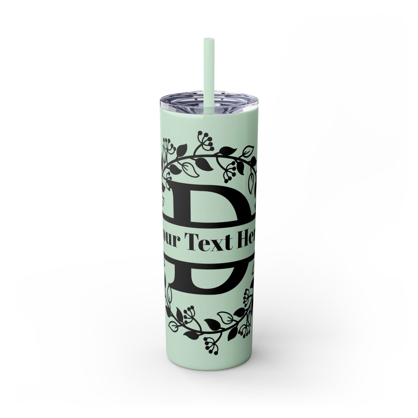 Skinny Tumbler with Straw, 20oz