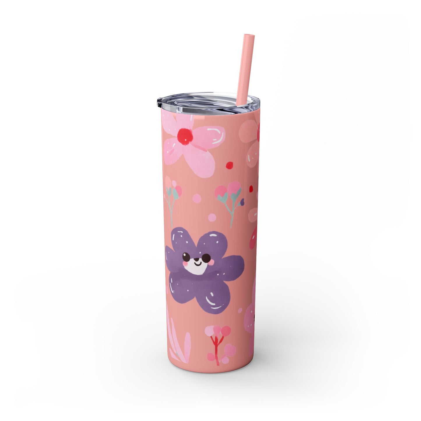 Skinny Tumbler with Straw, 20oz