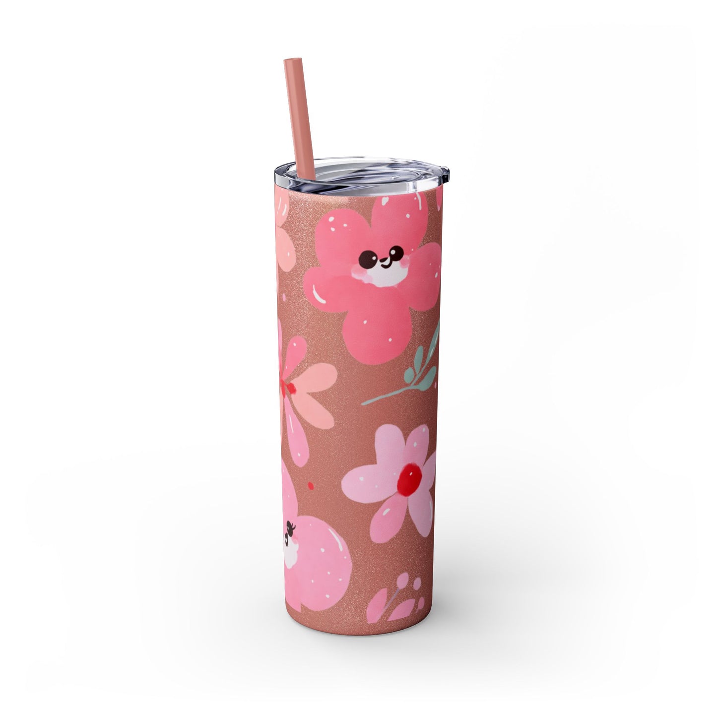 Skinny Tumbler with Straw, 20oz