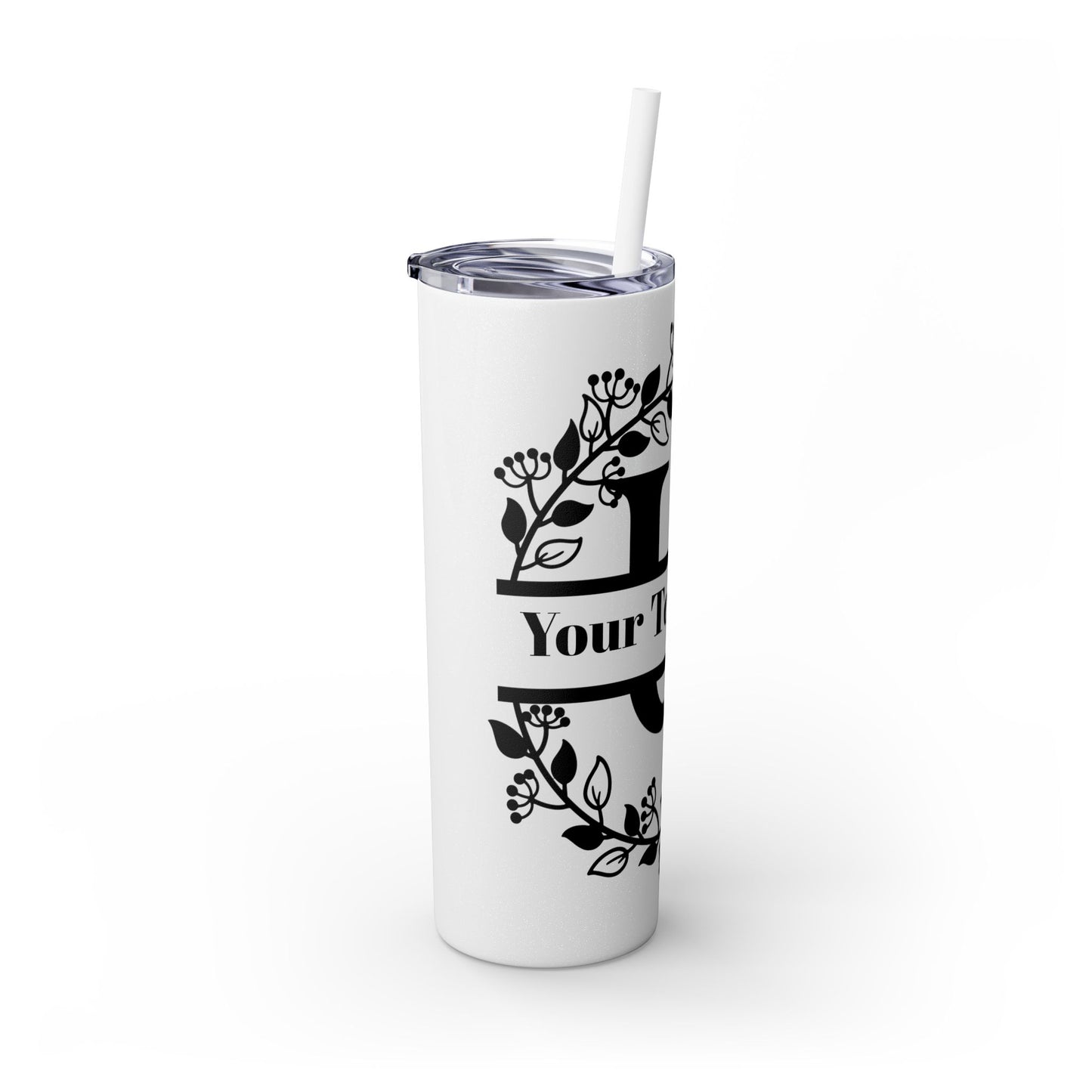 Skinny Tumbler with Straw, 20oz