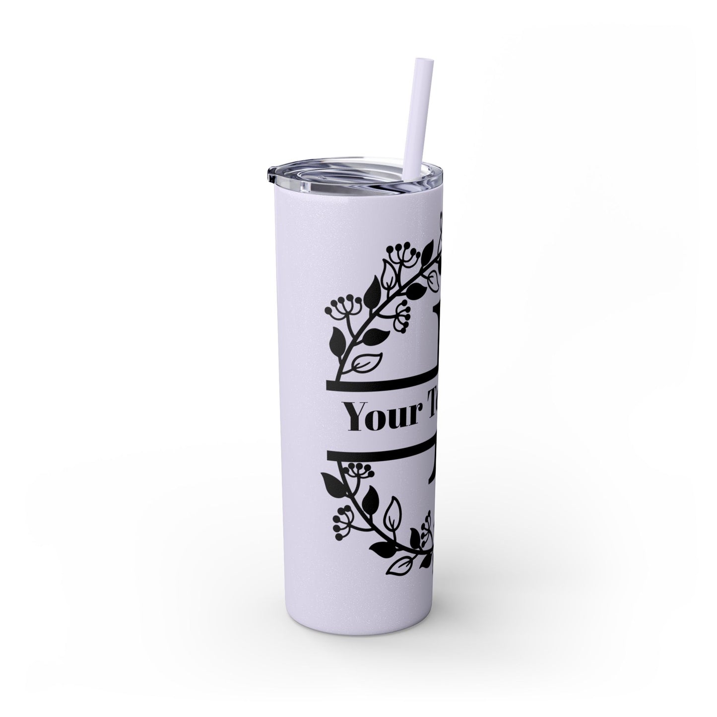 Skinny Tumbler with Straw, 20oz