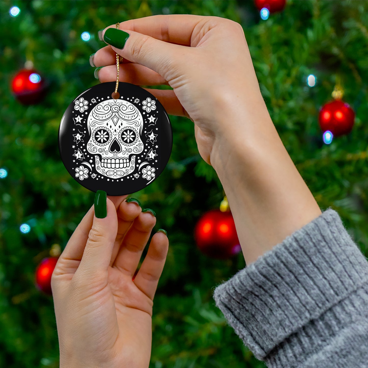 Ceramic Ornament, 4 Shapes