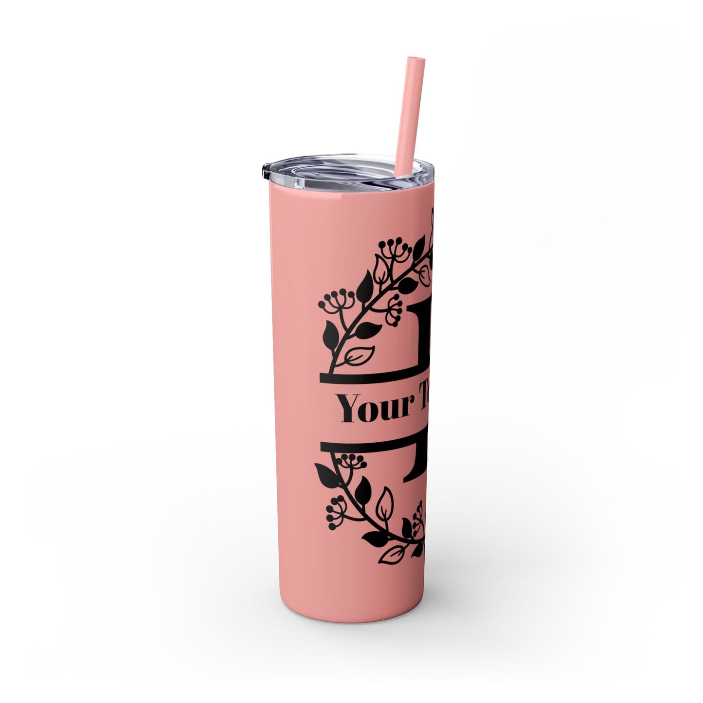 Skinny Tumbler with Straw, 20oz