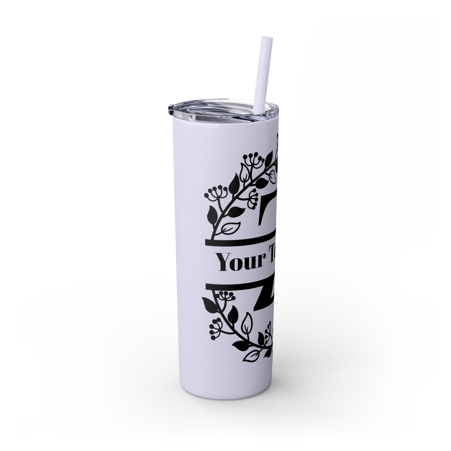 Skinny Tumbler with Straw, 20oz