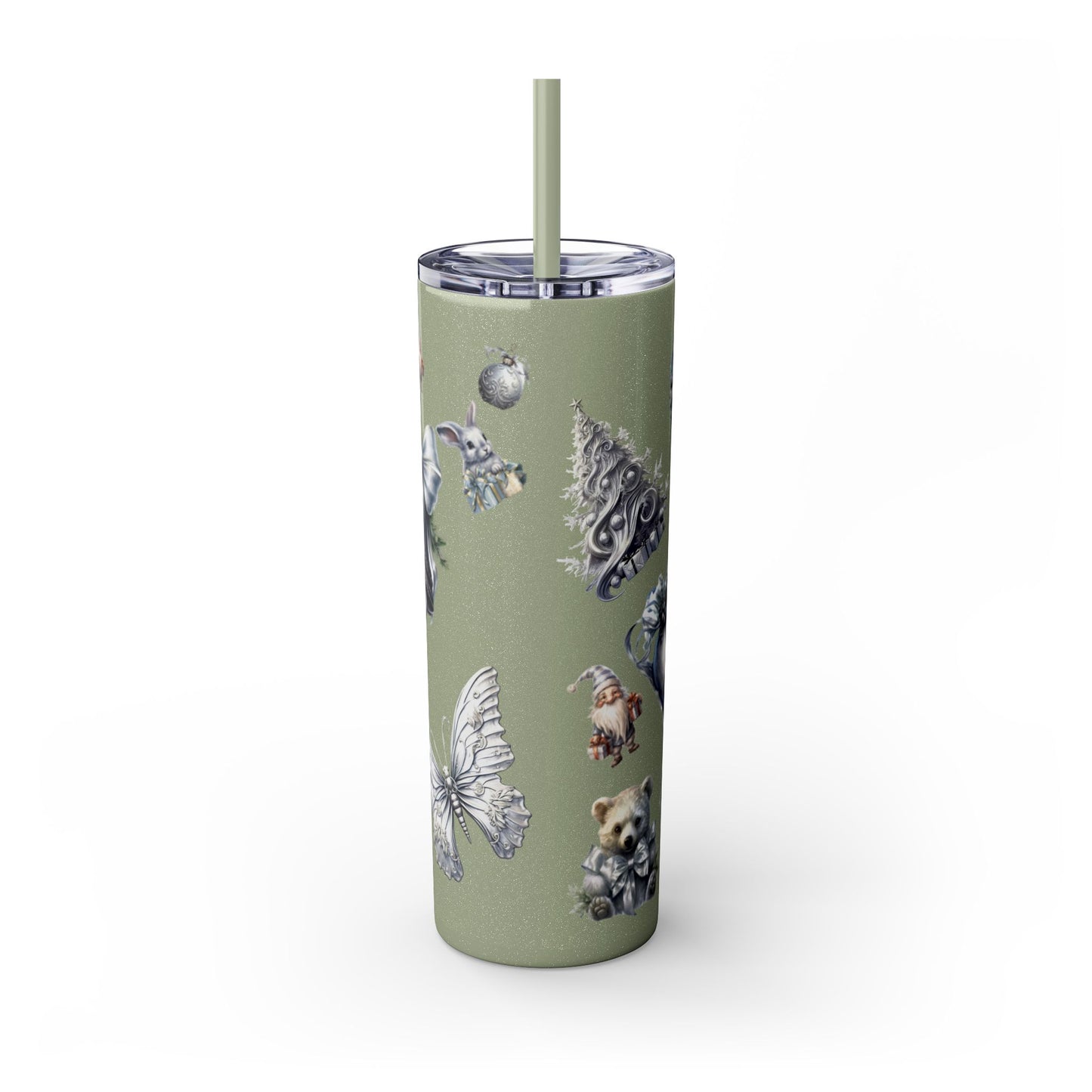 Skinny Tumbler with Straw, 20oz