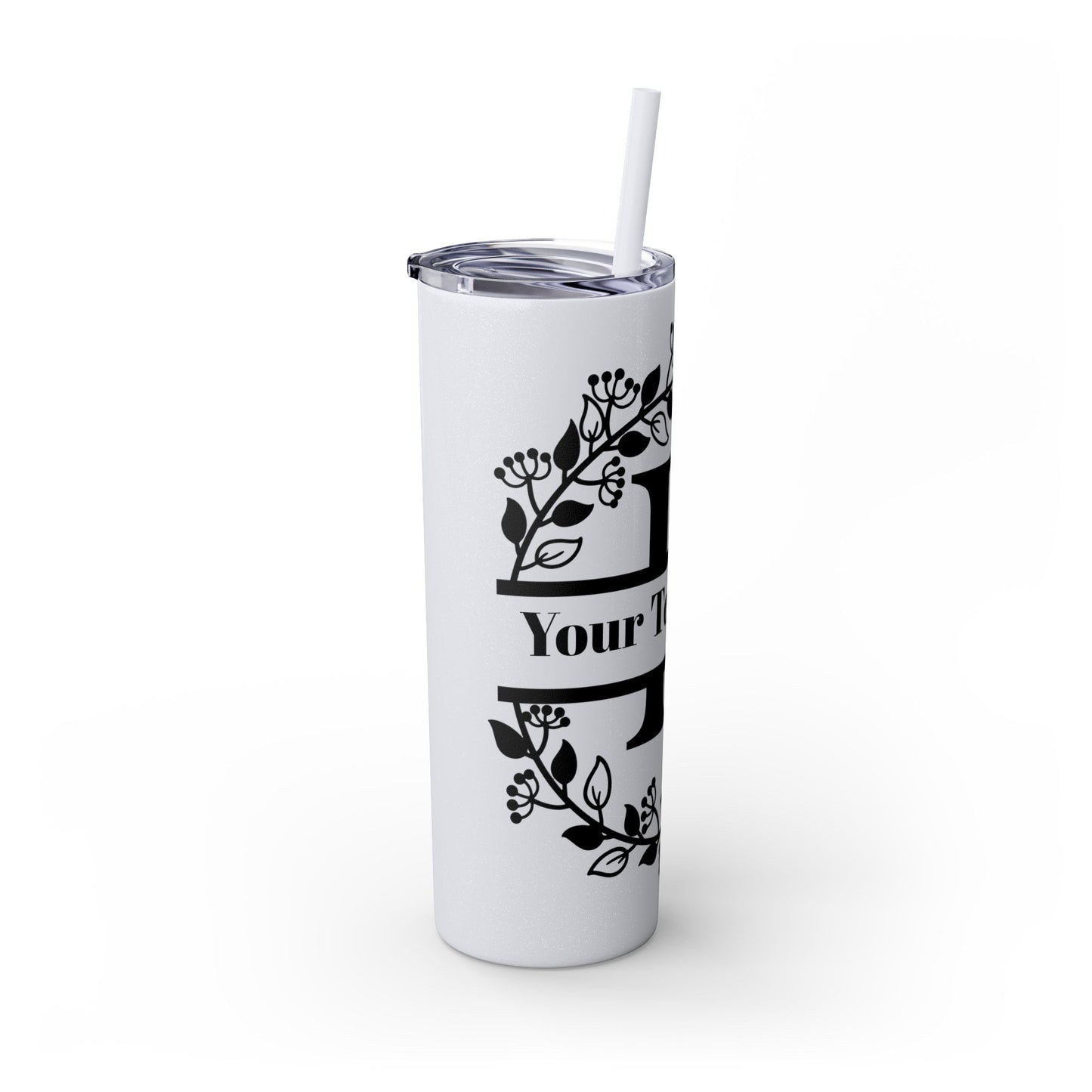 Skinny Tumbler with Straw, 20oz