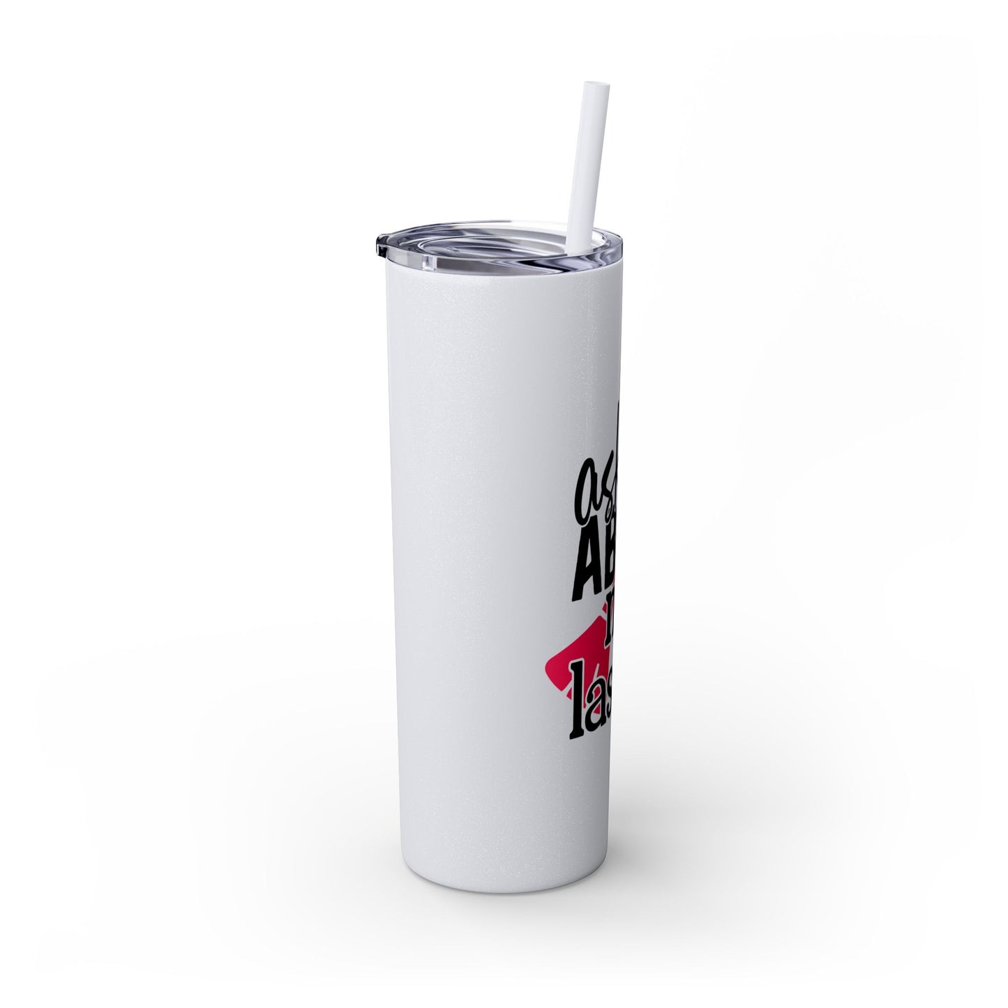 Skinny Tumbler with Straw, 20oz