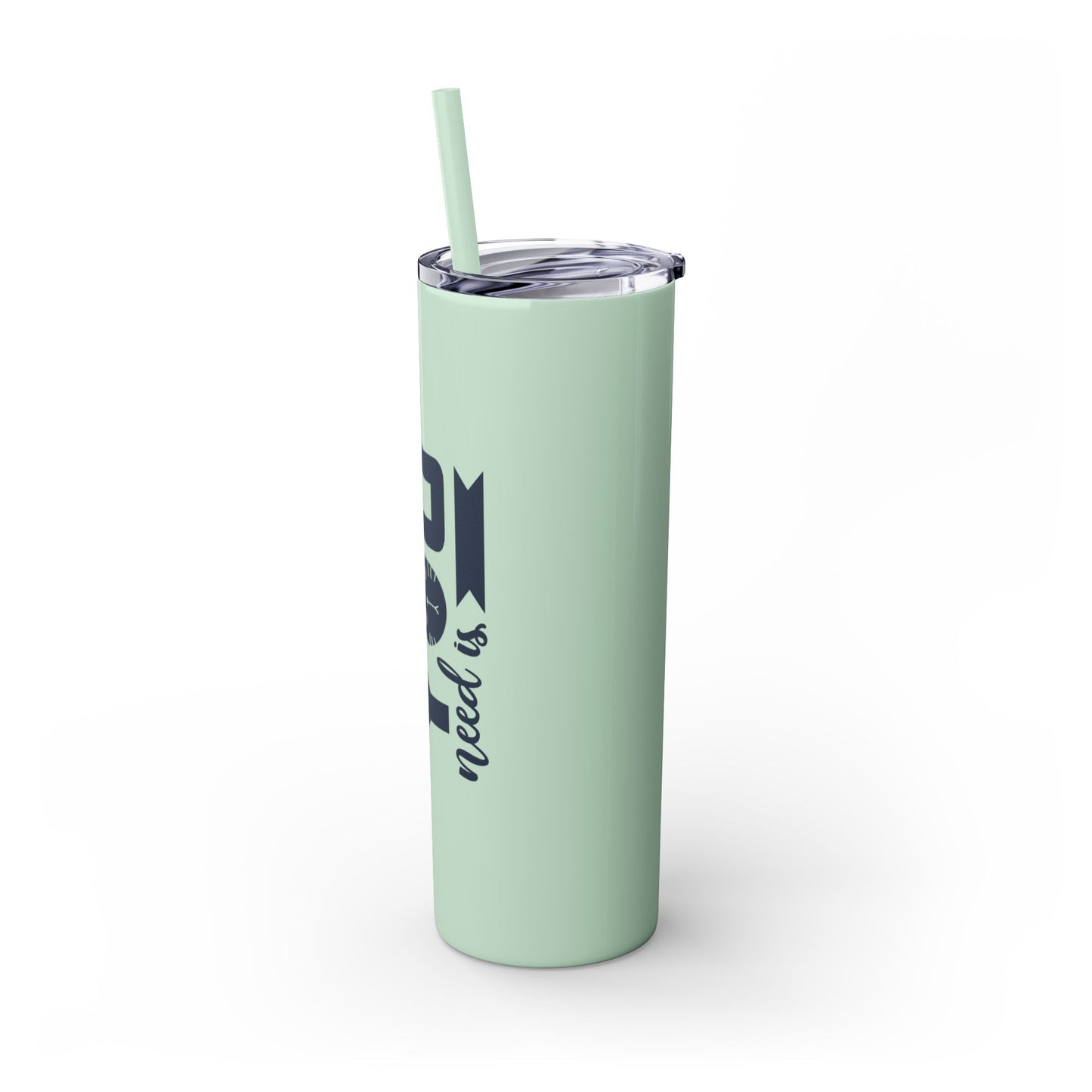 Skinny Tumbler with Straw, 20oz