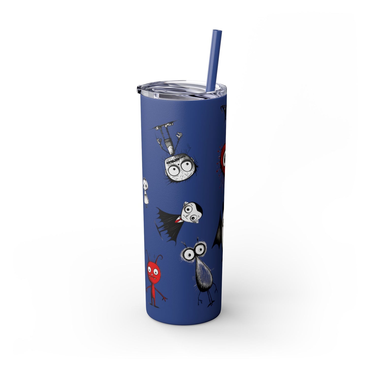 Skinny Tumbler with Straw, 20oz