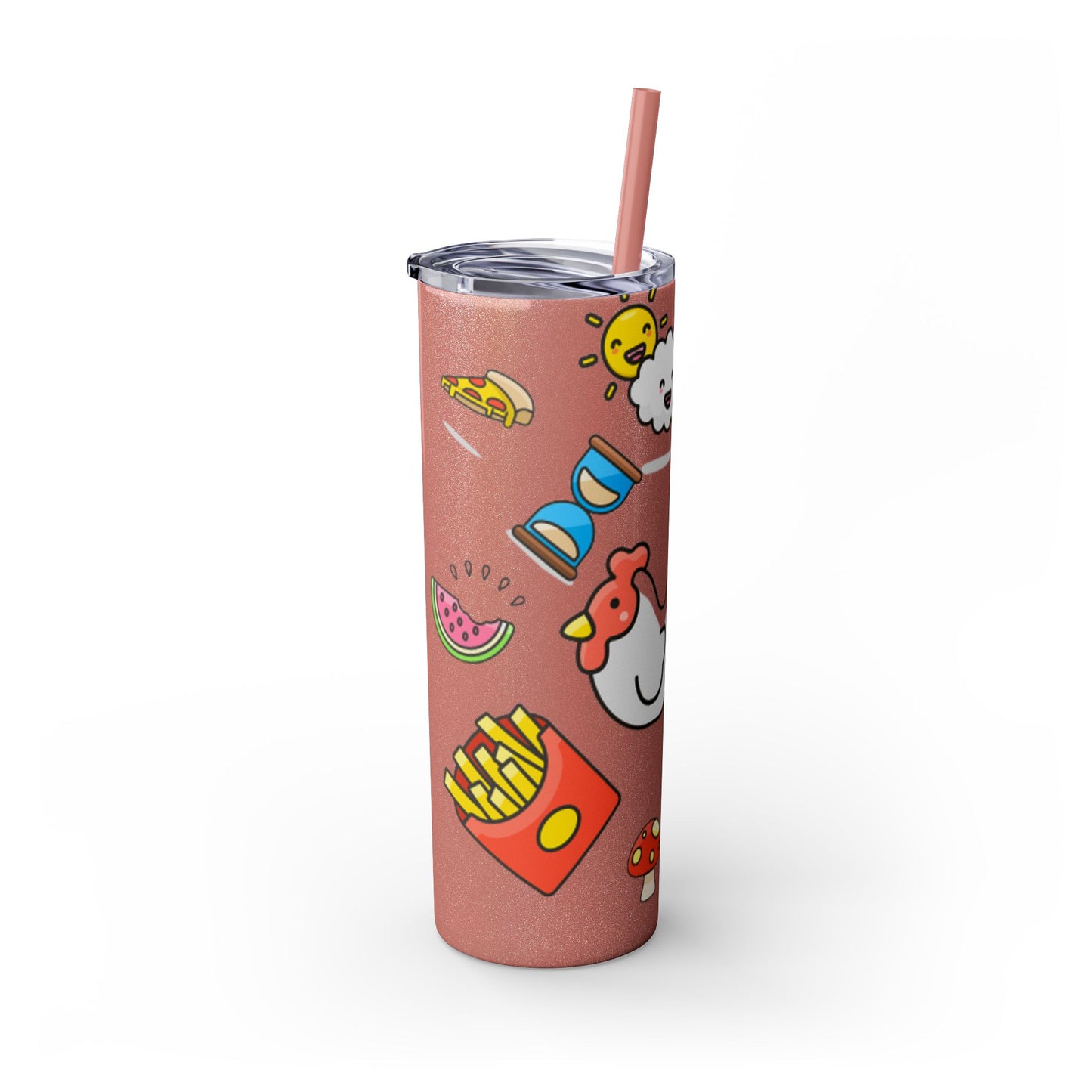 Skinny Tumbler with Straw, 20oz