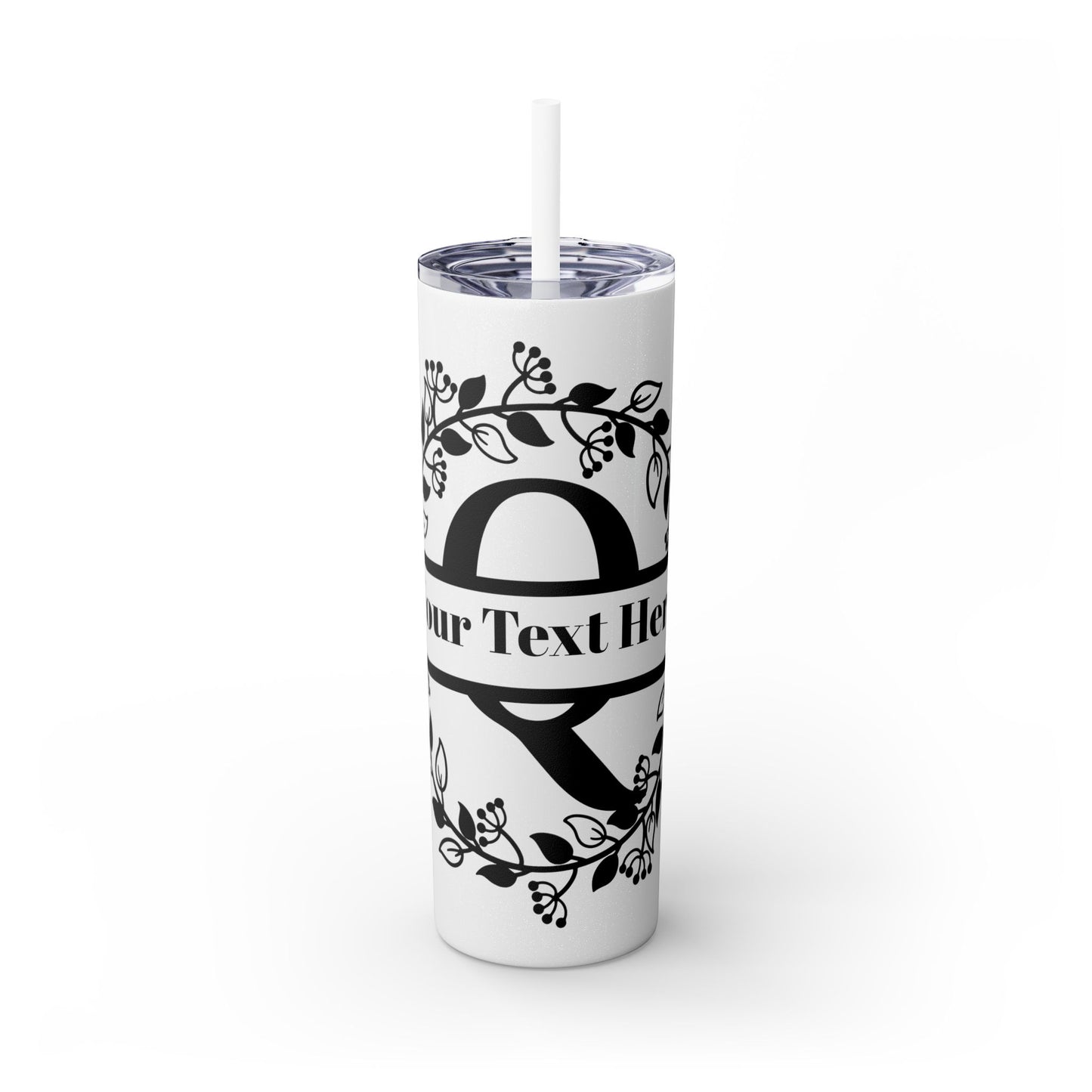 Skinny Tumbler with Straw, 20oz