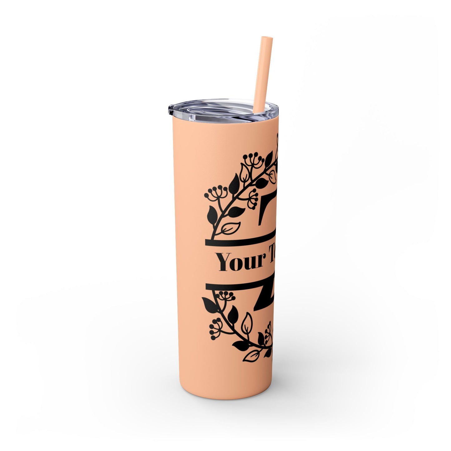 Skinny Tumbler with Straw, 20oz