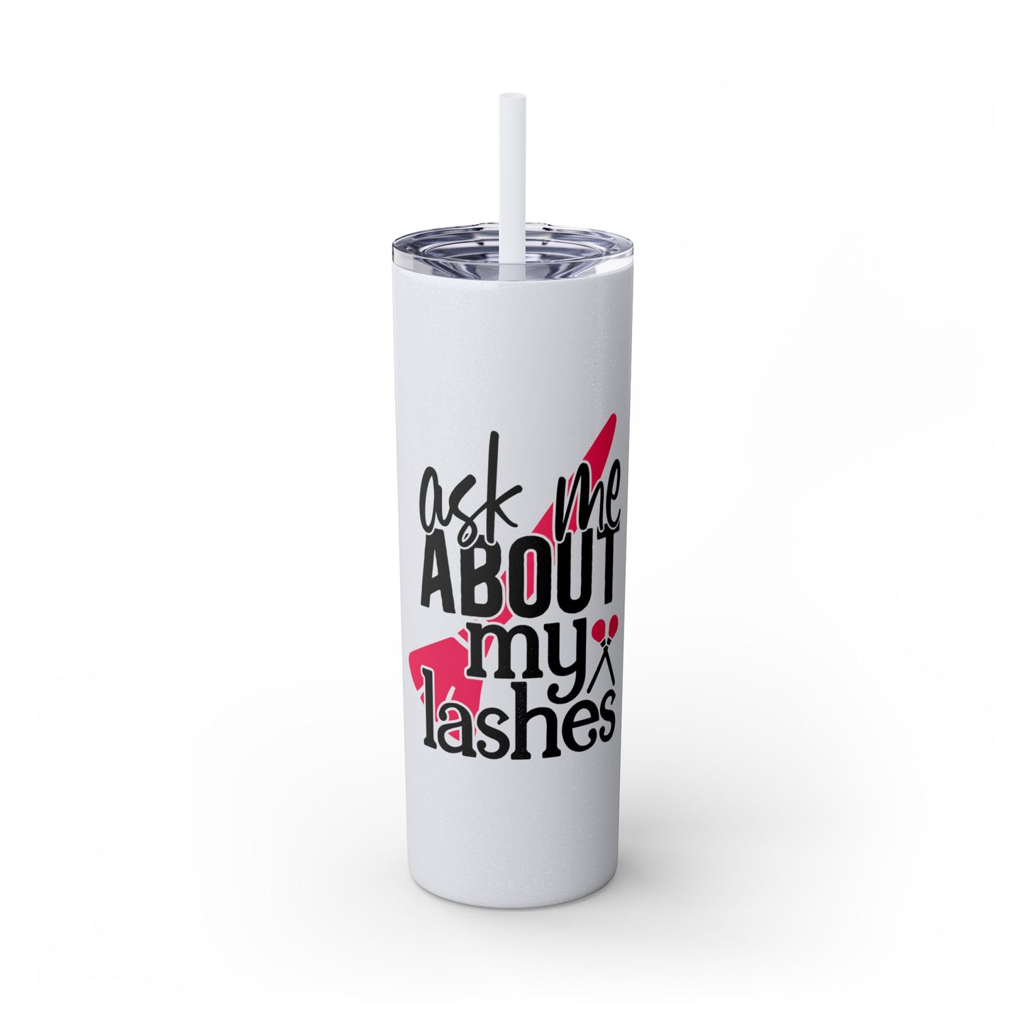 Skinny Tumbler with Straw, 20oz