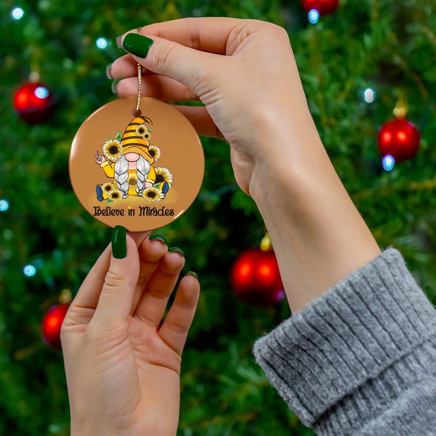 Ceramic Ornament, 4 Shapes