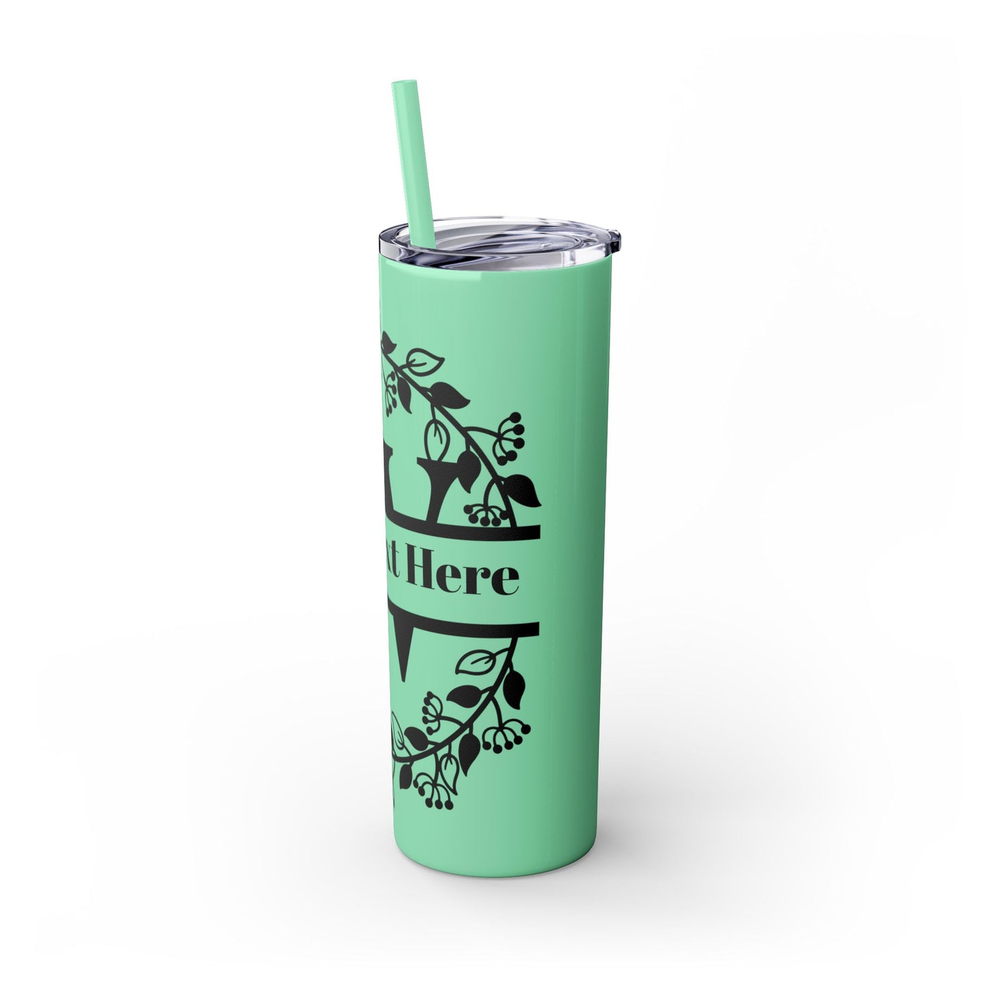 Skinny Tumbler with Straw, 20oz