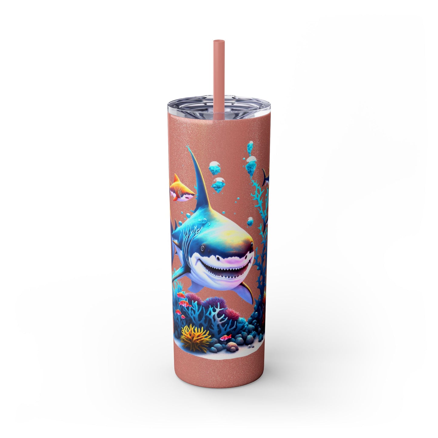 Skinny Tumbler with Straw, 20oz