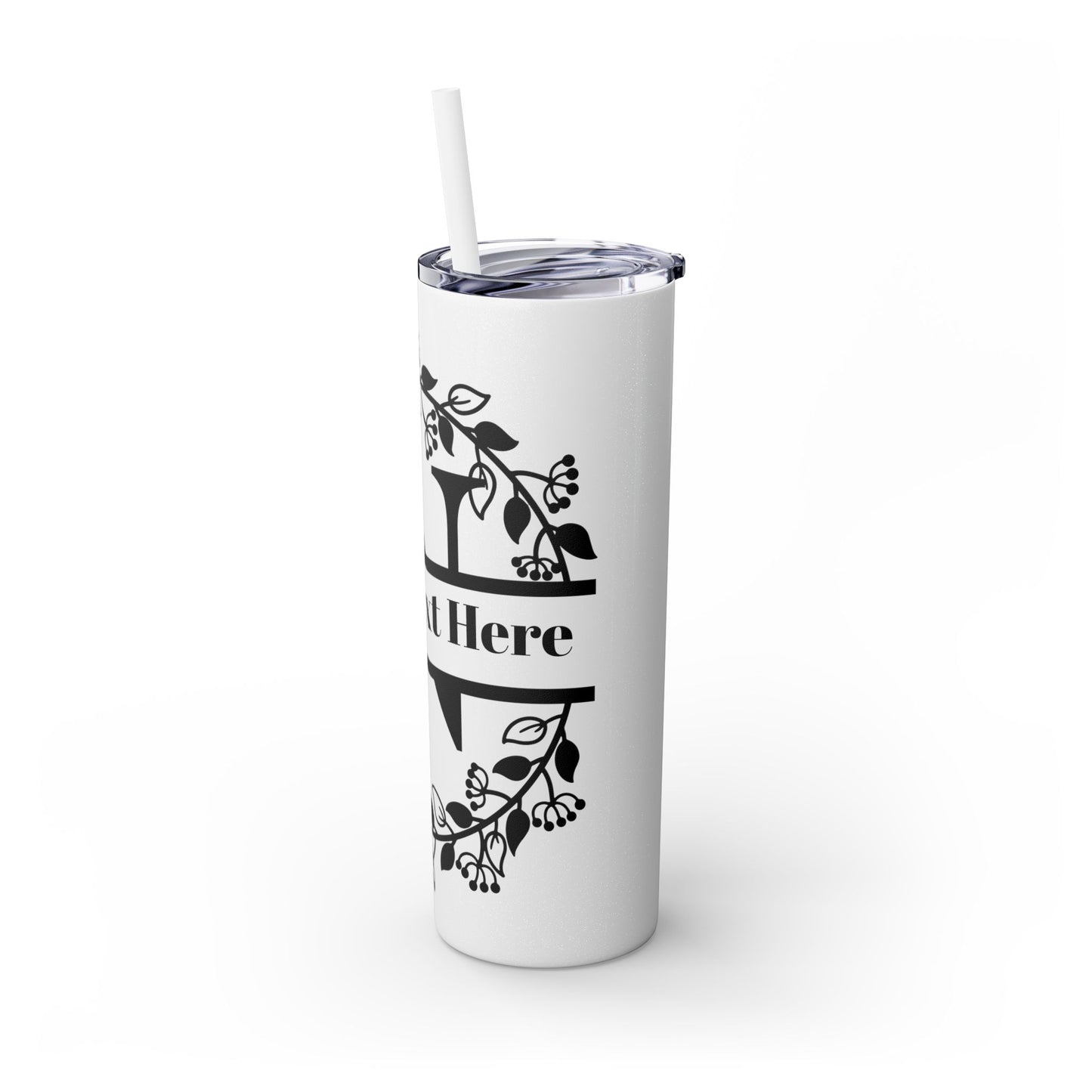 Skinny Tumbler with Straw, 20oz